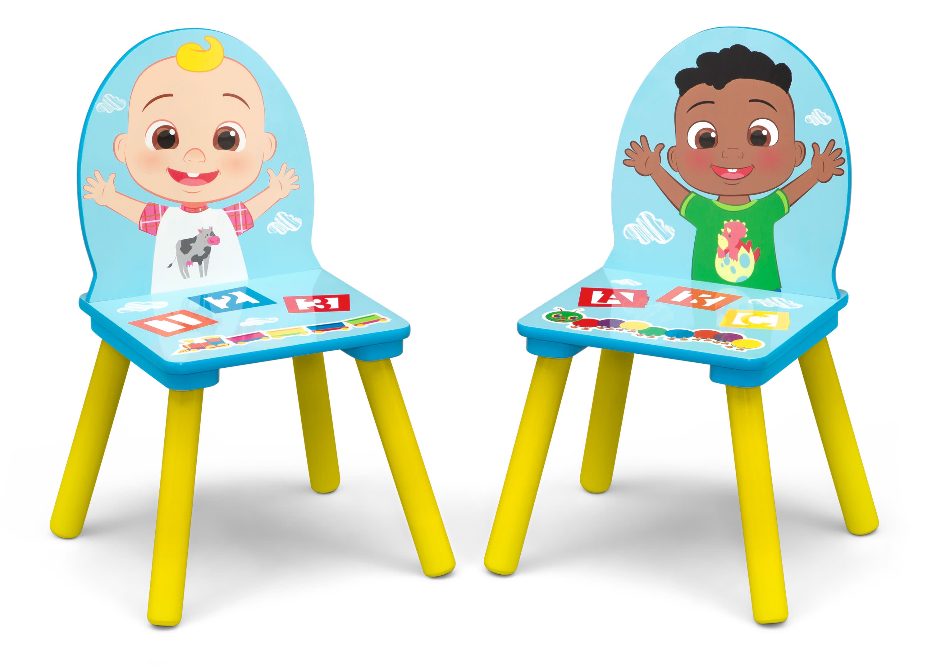 CoComelon Kids Table and Chair Set - 2-Piece Toddler Furniture for Playtime, Learning & Dining - Perfect for Preschoolers & Daycare Use