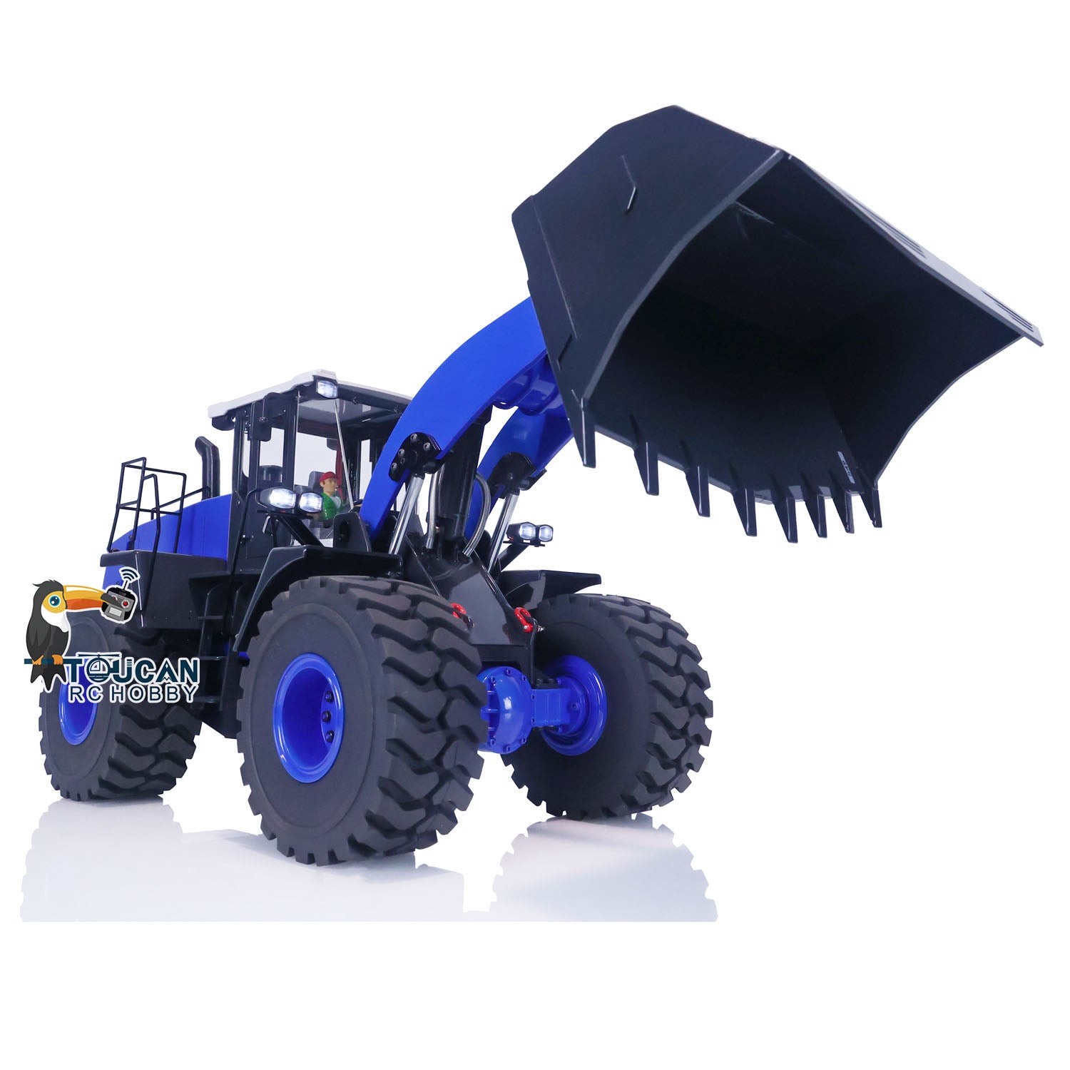 1/14 Scale WA470 RC Hydraulic Loader 980L - Metal Construction Vehicle with Lights & Sound, Ready-to-Run XDRC Remote Control Toy for Adults & Kids - Perfect for Construction Site Play, Collecting, and RC Hobby Enthusiasts