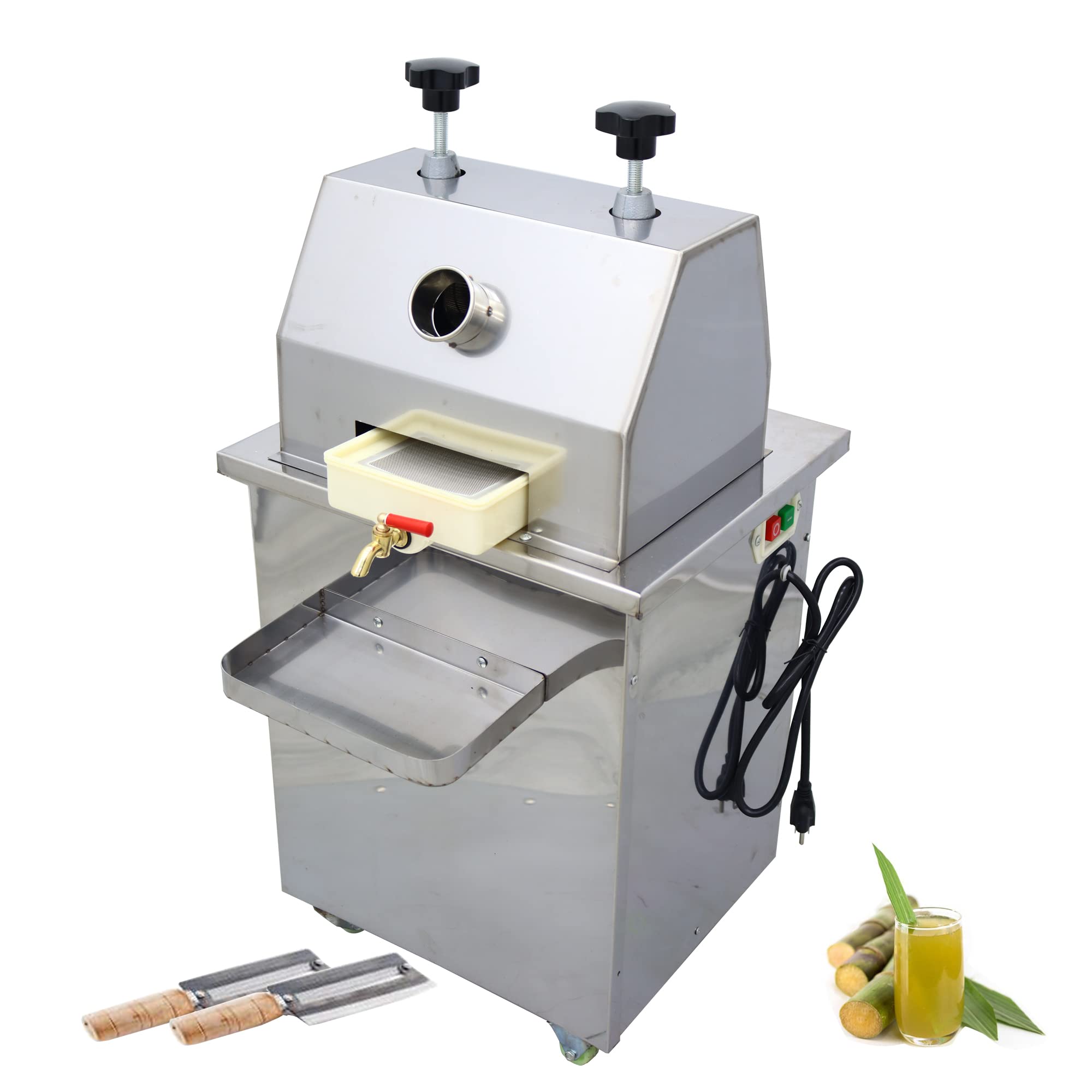 **INTSUPERMAI 3-Roller Electric Commercial Sugar Cane Juicer Machine – 304 Stainless Steel, 110V, 660lb/h – Perfect for Juice Bars, Restaurants & Home Use**    *(Optimized for SEO with keywords: electric sugar cane juicer, commercial juicer, 304 stainless steel, high capacity, juice extraction for sugarcane & sorghum)*