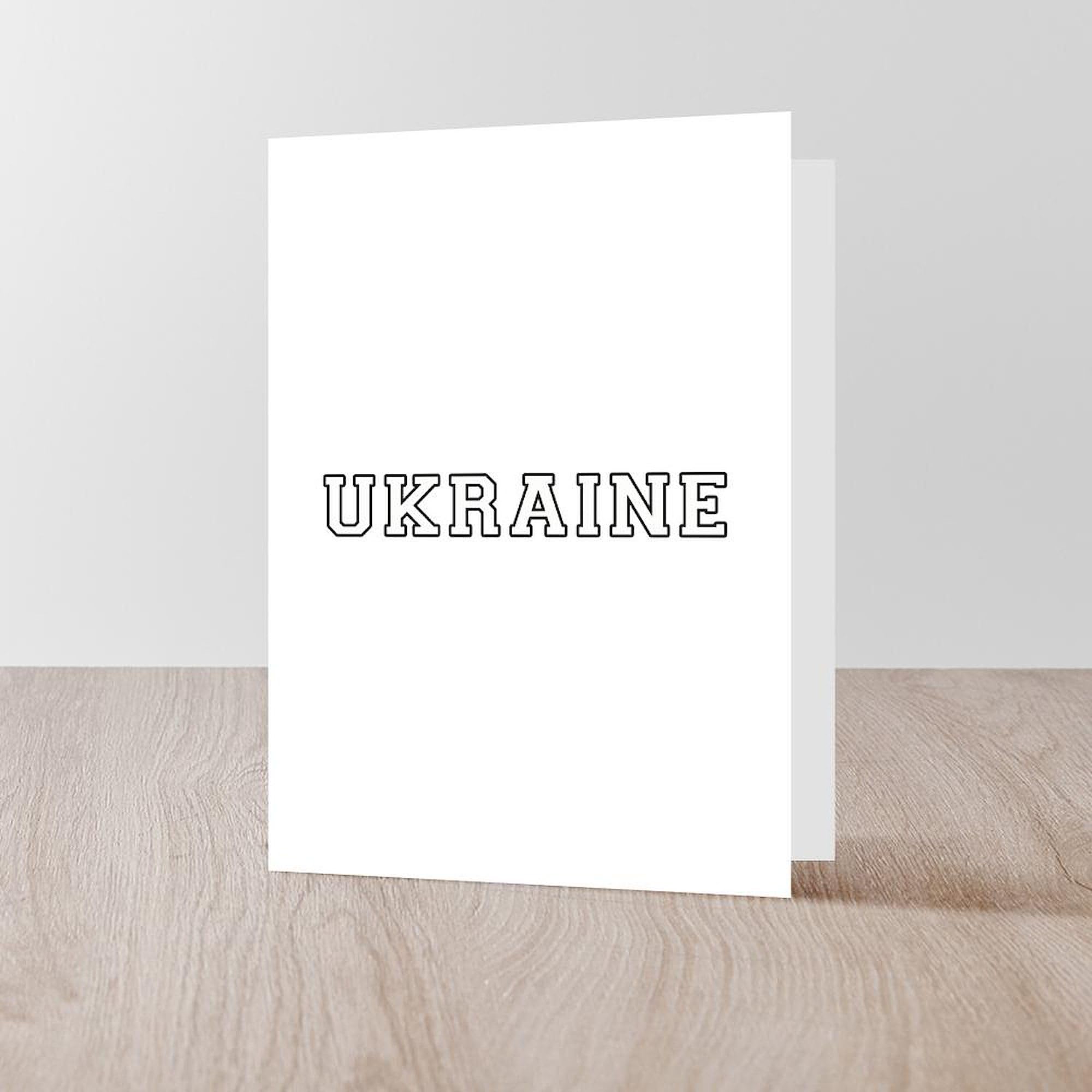 Ukraine Greeting Cards - 20-Pack Blank Inside Note Cards for Birthday & Special Occasions | Matte Finish | Perfect for Holidays, Thank You Notes & Personalized Messages