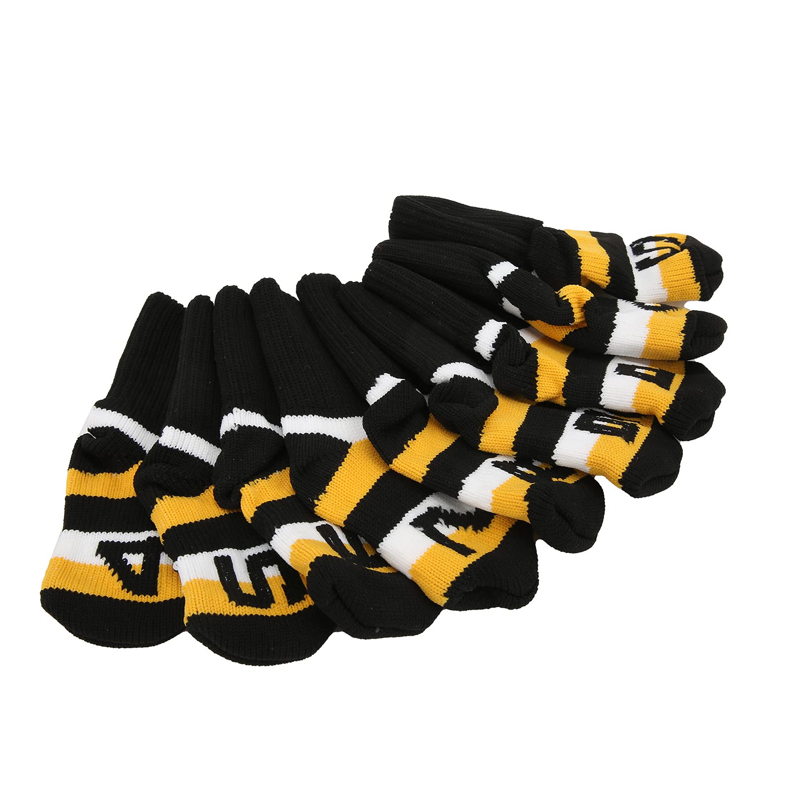 CUTULAMO 9-Piece Golf Club Iron Headcover Set with Numbered Protectors - Black | Durable & Stylish Golf Head Covers for Irons 1-9 | Perfect for Golf Course, Driving Range & Club Protection