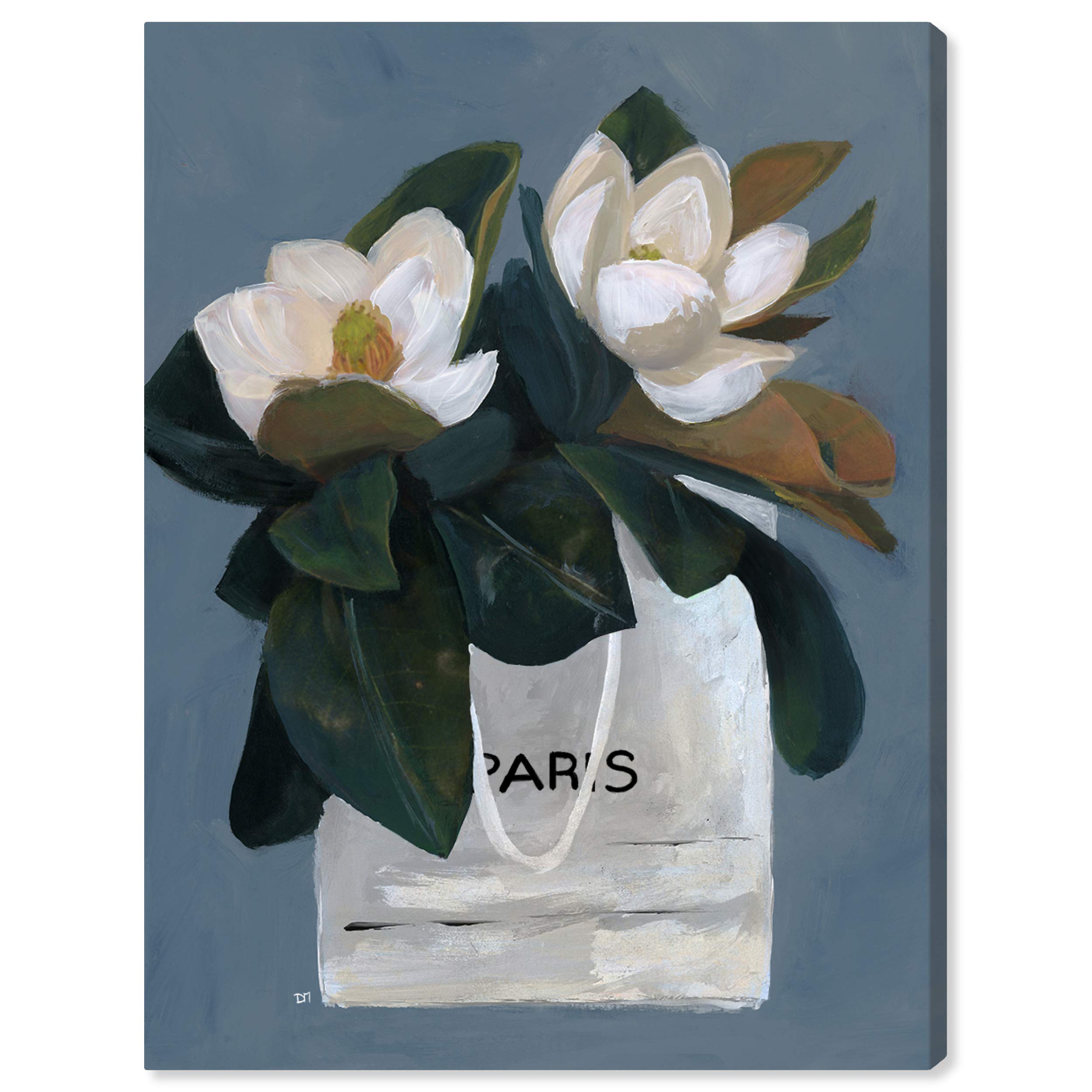 Oliver Gal Floral Canvas Wall Art Print - 30x36 Inch Modern Home Decor, White & Green Botanical Painting - Perfect for Living Room, Bedroom, Office & Gift Giving