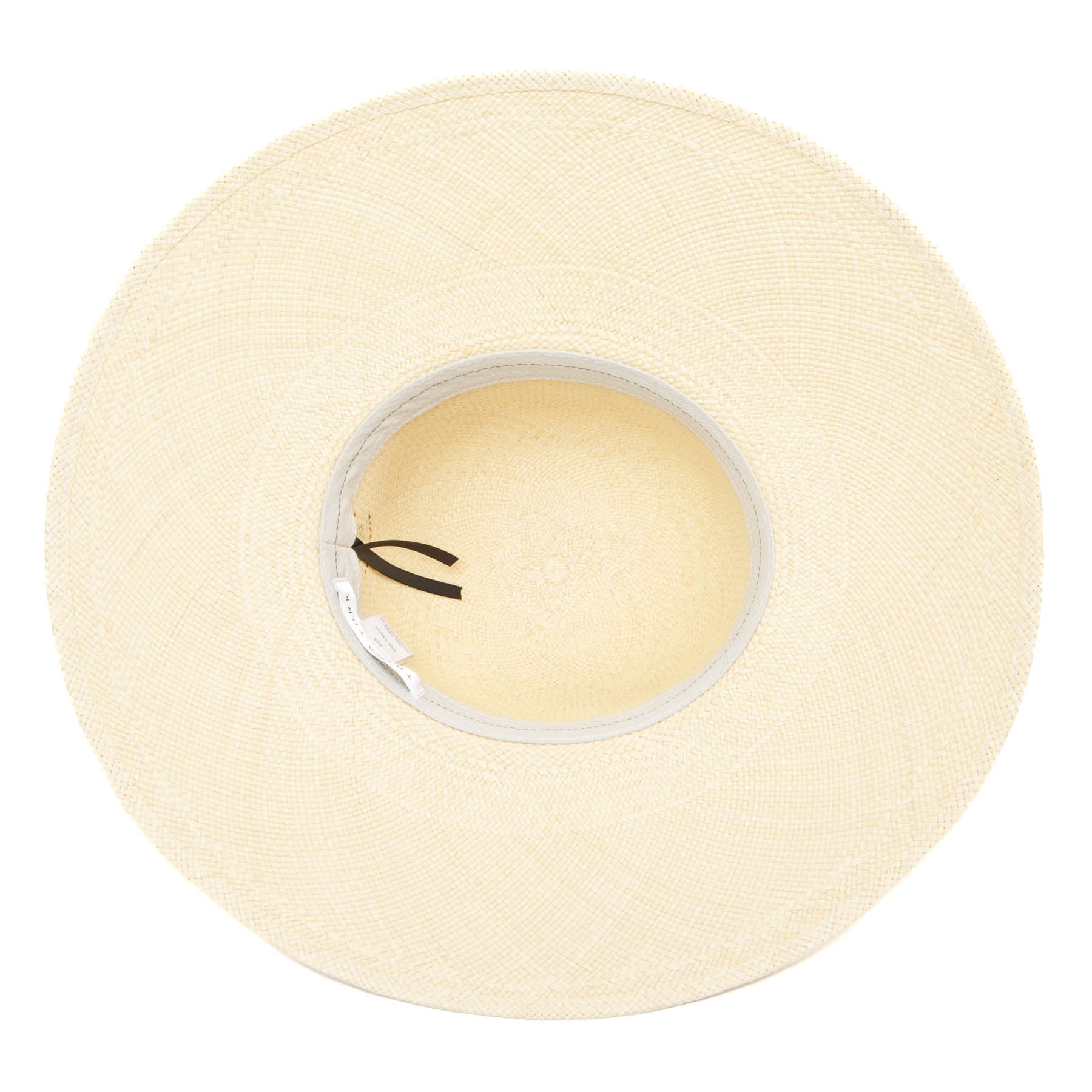 Trina Turk Indio Round Crown Straw Hat (TRT1002) - Stylish Sun Protection for Beach, Pool & Summer Outings