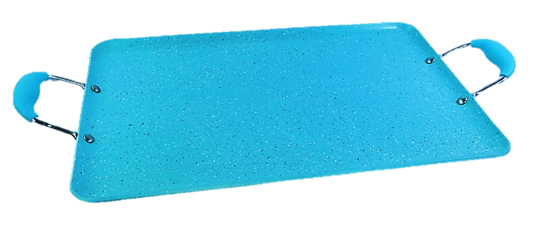 Premium JADE Marble Griddle for All Stove Types - Electric, Gas & Ceramic Glass Tops - Natural Stone Cooking Surface for Perfect Tortillas, Pancakes & More - Ideal for Home Kitchens & Outdoor Cooking