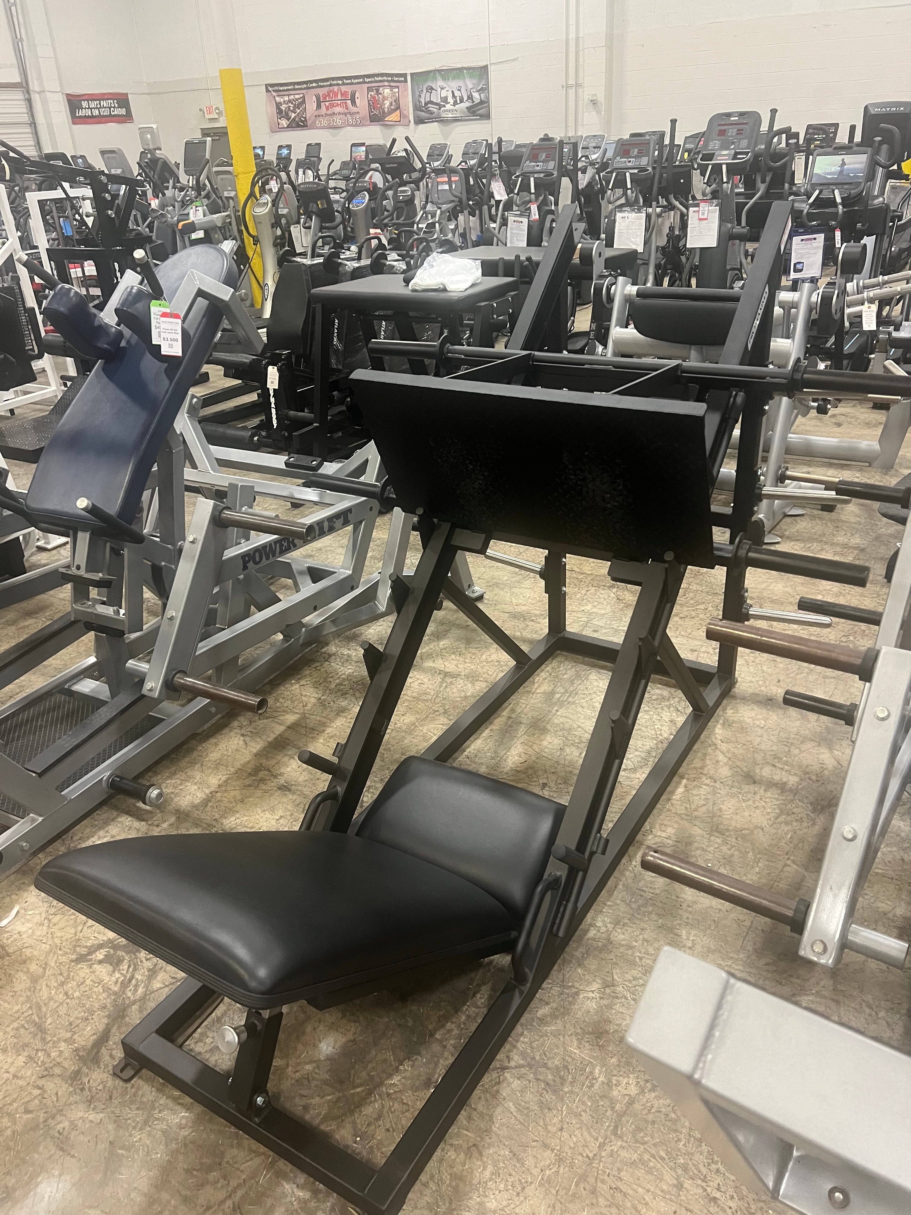 ProMaxima FW 20 Inverted Leg Press Machine - Heavy Duty Black Frame with Black Upholstery for Home & Commercial Gym Strength Training