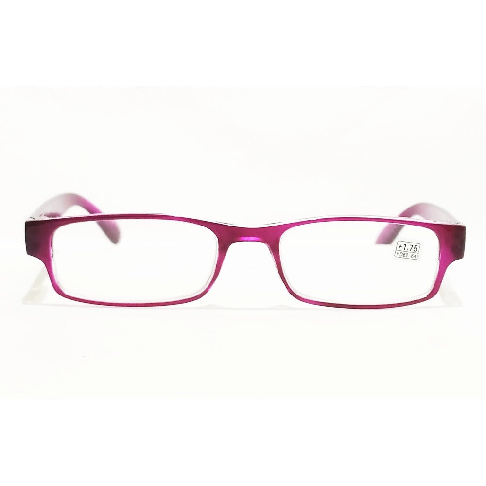 Spring Hinged Plastic Reading Glasses +1.0 to +4.0 Strength - Lightweight Comfortable Eyewear for Reading, Crafts & Close Work | Perfect for Book Lovers, Hobbyists & Office Use