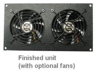 92mm CG Bare Fan Bracket Kit (2 Hole) for Multimedia Cabinet & Home Theater Cooling - Perfect for PC Case, Server Rack & AV Equipment Ventilation