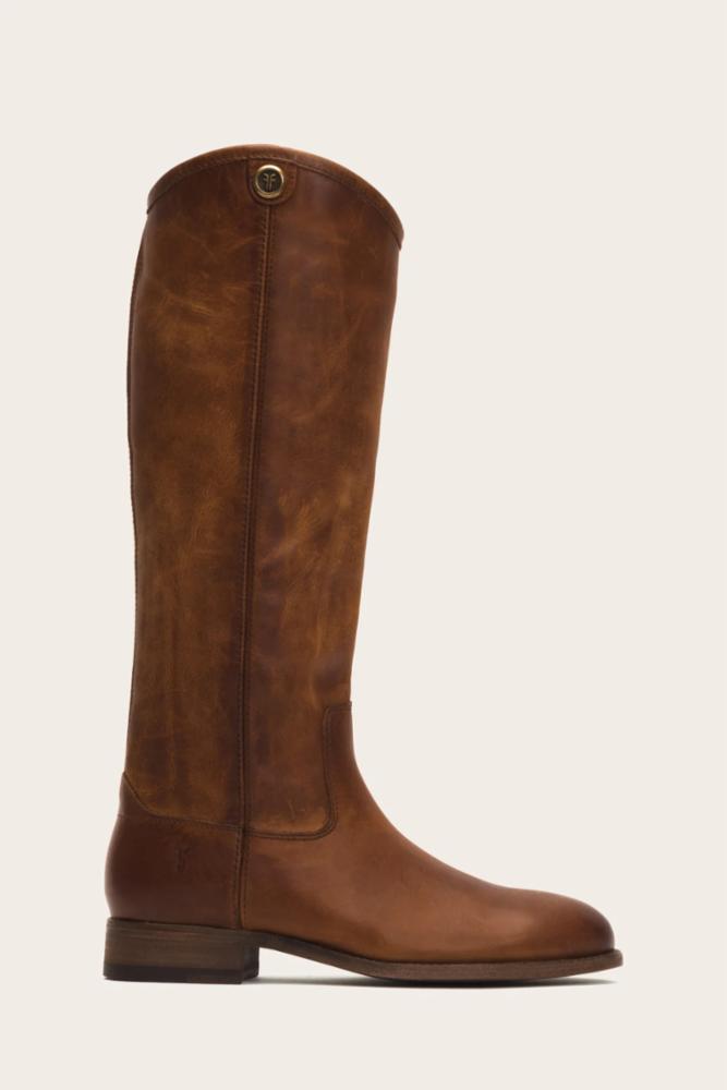 Frye Women's 75449 Brown Leather Boots - Comfortable & Stylish for Everyday Wear, Work, and Outdoor Activities