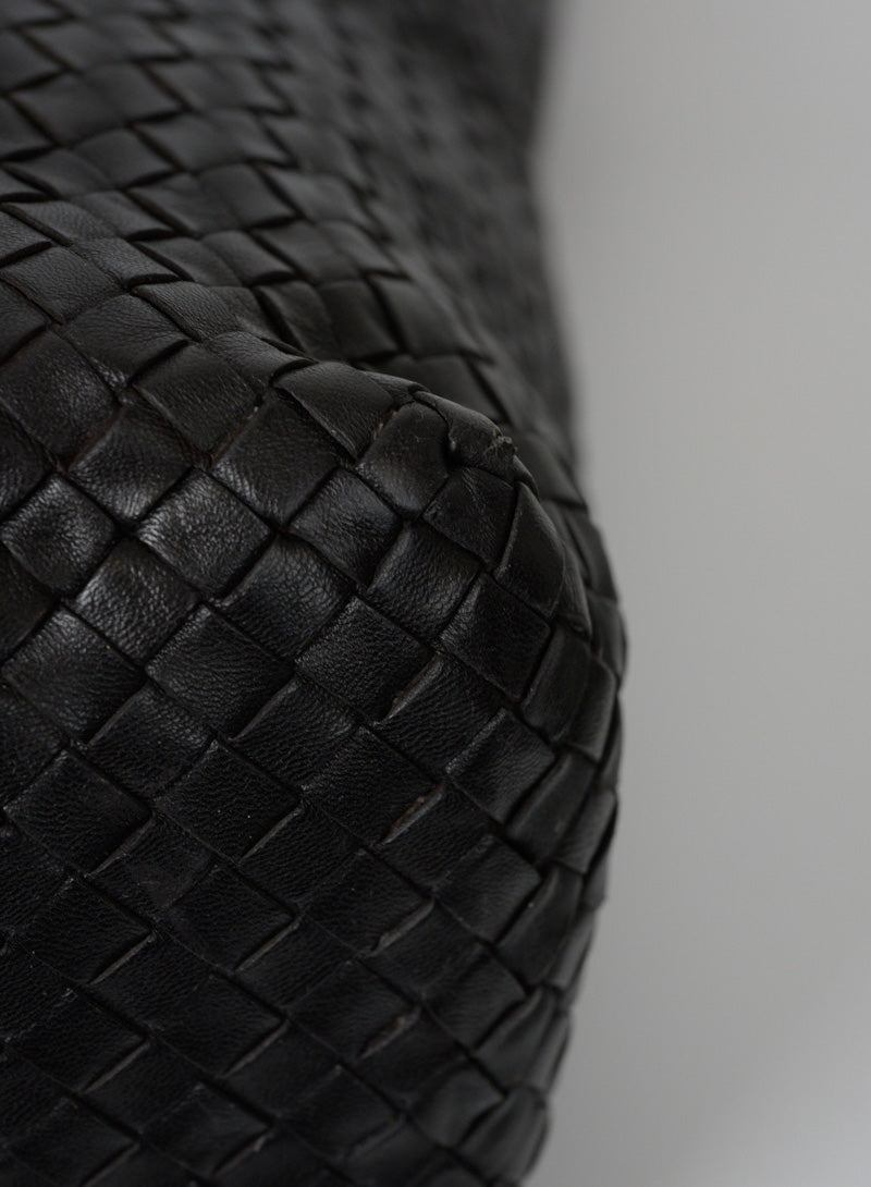 Bottega Veneta Woven Leather Shopper Bag in Dark Brown - Perfect for Work, Travel & Everyday Luxury