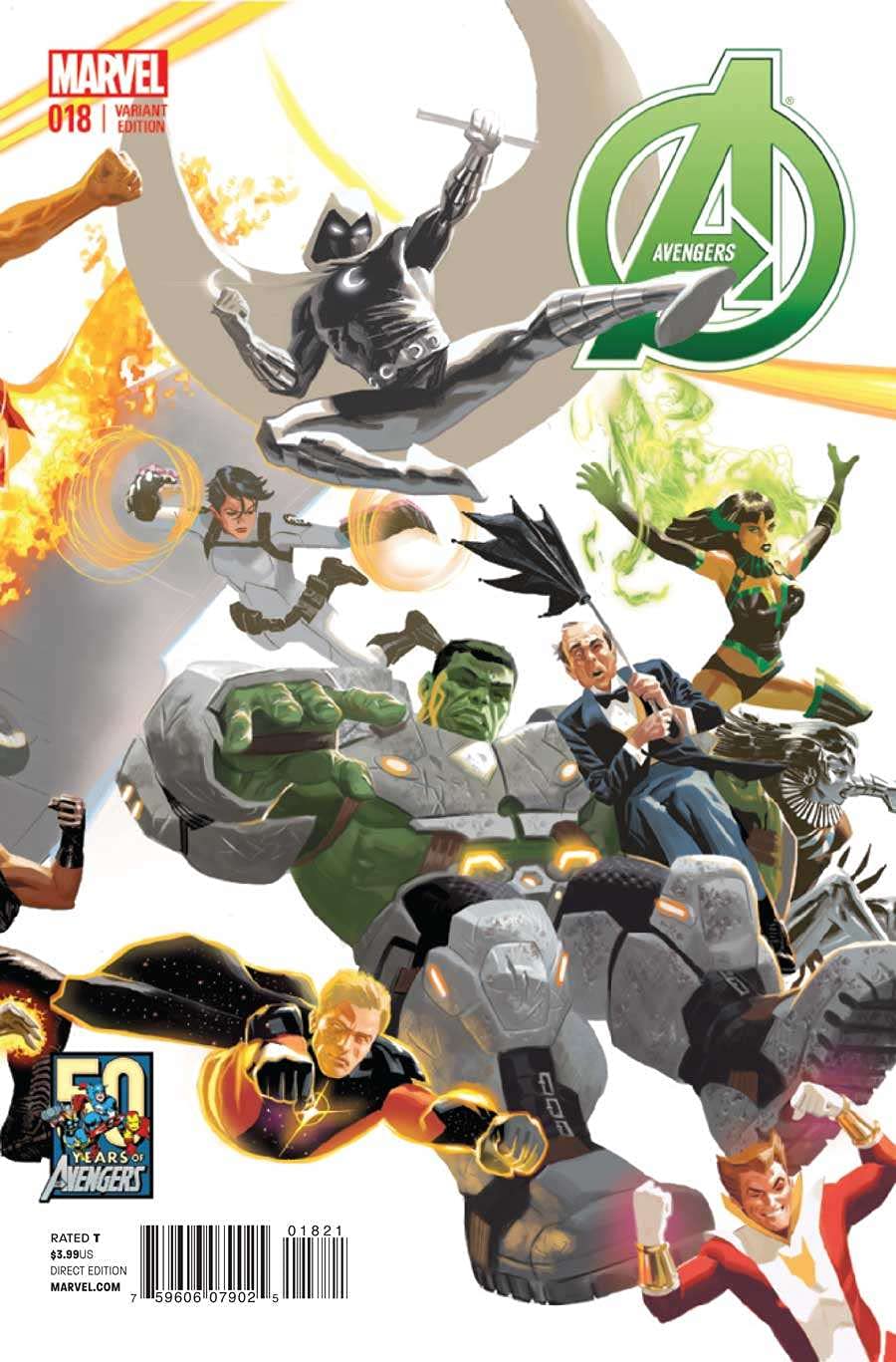 Avengers (5th Series) #18A VF/NM Marvel Comic Book by Jonathan Hickman - Collectible Superhero Comics for Fans & Investors | Perfect for Display, Gifts, and Comic Book Collections