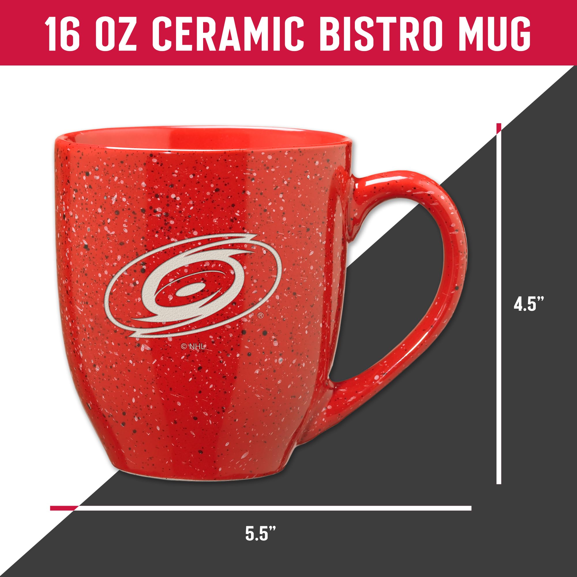 NHL Ceramic Mug for Men & Women - Officially Licensed Team Logo - Perfect for Coffee, Tea & Hot Drinks at Home, Office or Gifts