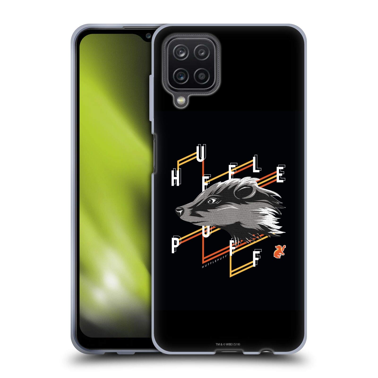 Harry Potter Hufflepuff Goblet of Fire II Soft Gel Case for Samsung Galaxy A12 (2020) - Officially Licensed by Head Case Designs, Perfect for Fans and Daily Protection