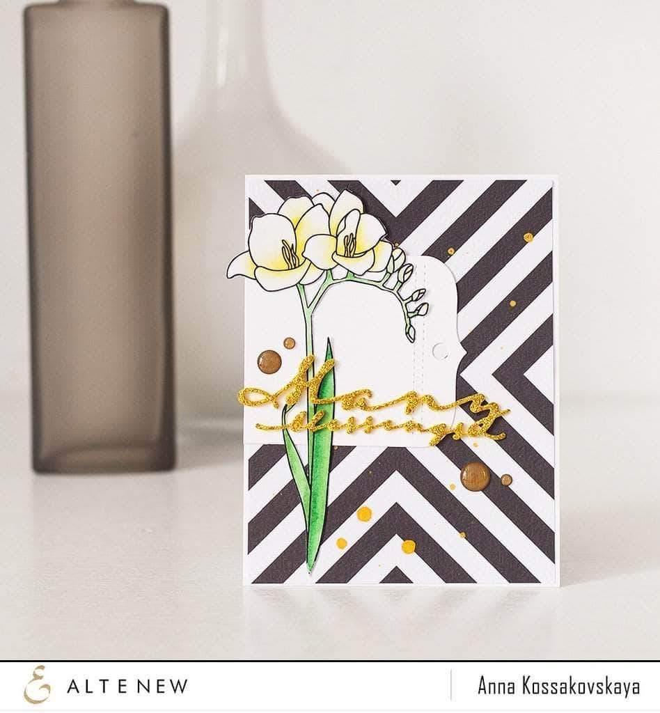 Elegant Stamped Sentiment Background for Wedding Invitations, Scrapbooking & DIY Crafts - Perfect for Stationery, Greeting Cards & Home Decor