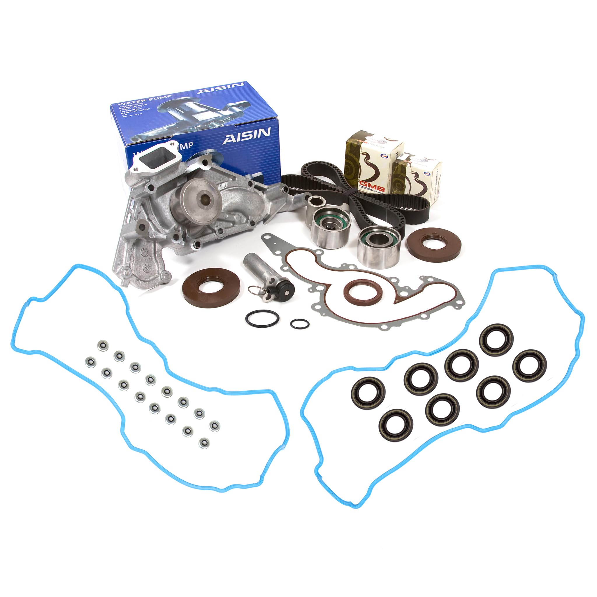 AISIN Timing Belt Kit with Tensioner & Water Pump for 1990-1994 Lexus LS400 SC400 4.0L 1UZFE Engine - Complete Replacement Kit for Smooth Performance & Longevity | Perfect for DIY Repairs & Professional Mechanics
