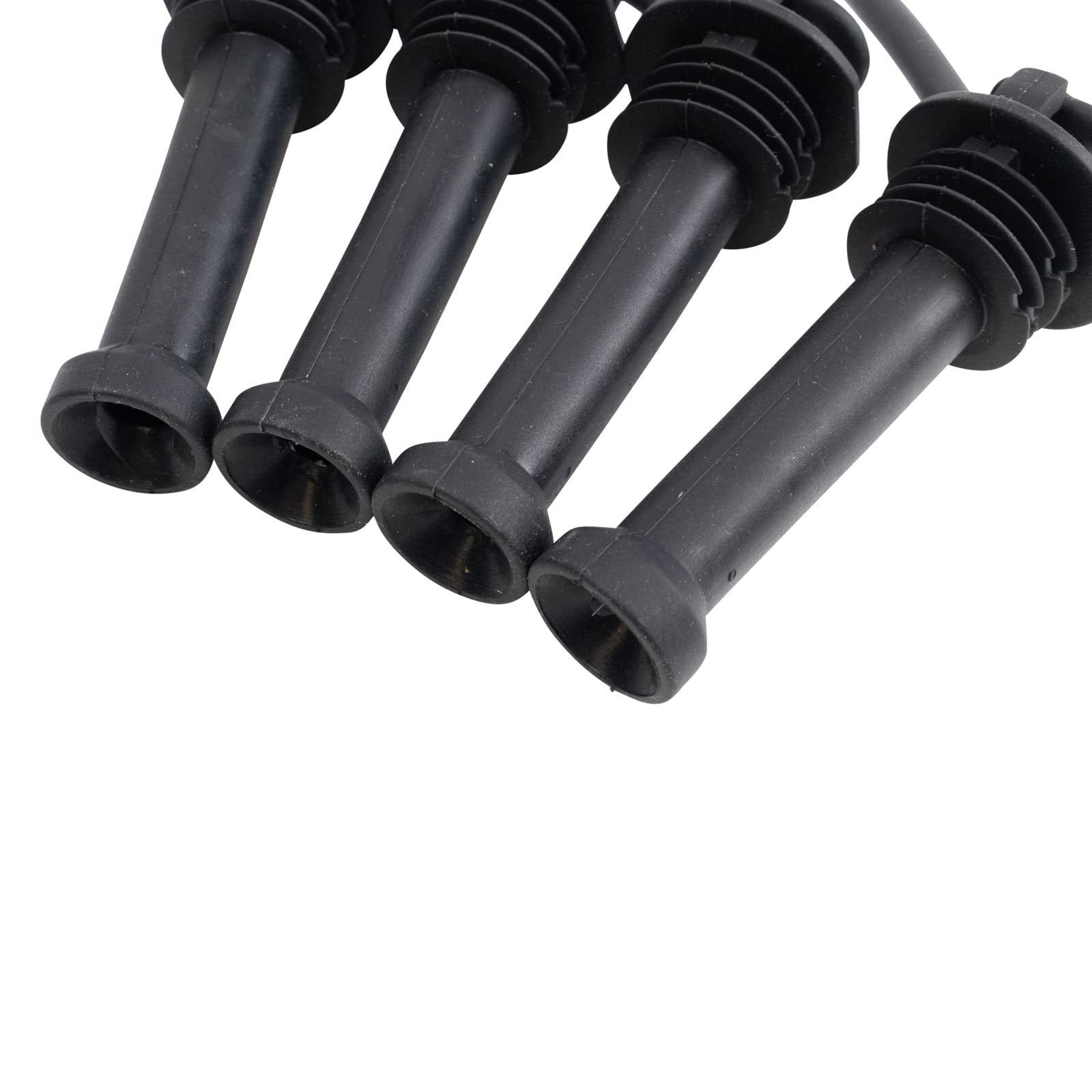 TRQ Engine Ignition Spark Plug Wire Kit Set for Ford Mercury Mazda Vehicles - Compatible with Mustang, Ranger, Explorer & More - High Performance Replacement for Smooth Acceleration & Fuel Efficiency