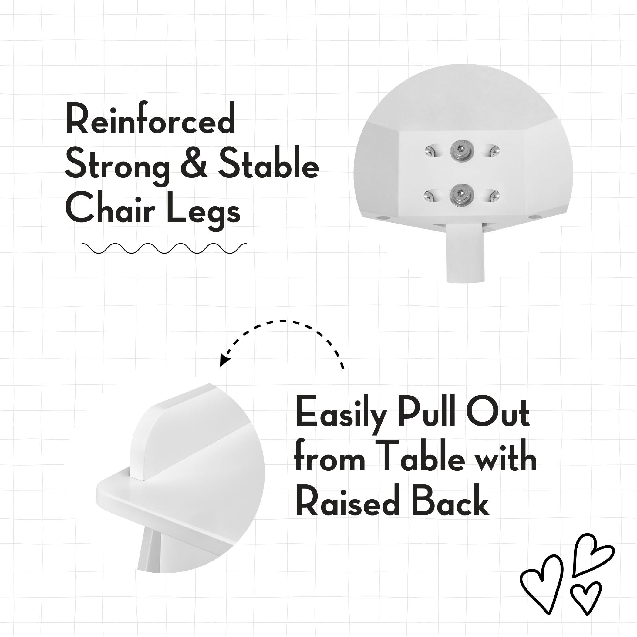 RiverRidge Kids Chairs Set of 2 - Toddler Chairs with Curved Back Support, 14
