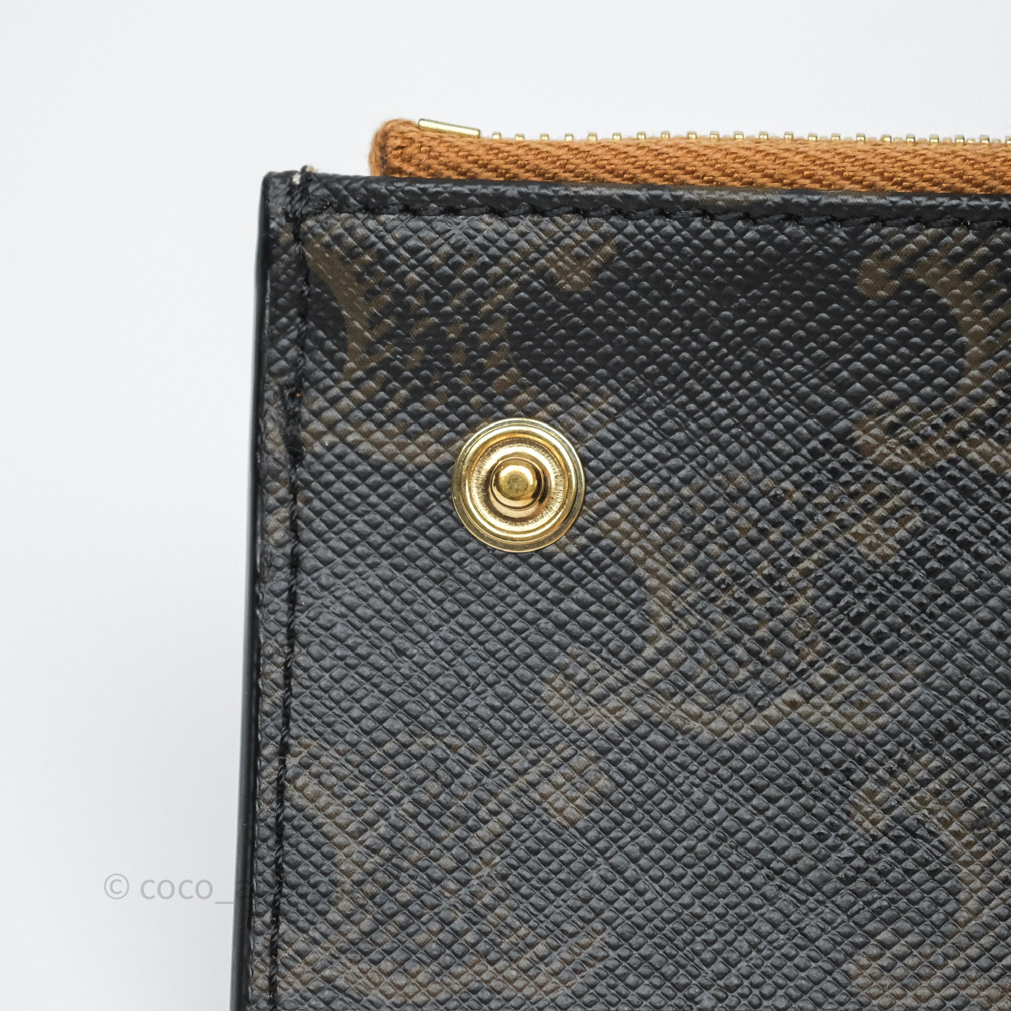 Celine Compact Wallet with Coin Pocket - Triomphe Canvas in Tan - Perfect for Everyday Use & Travel Accessories