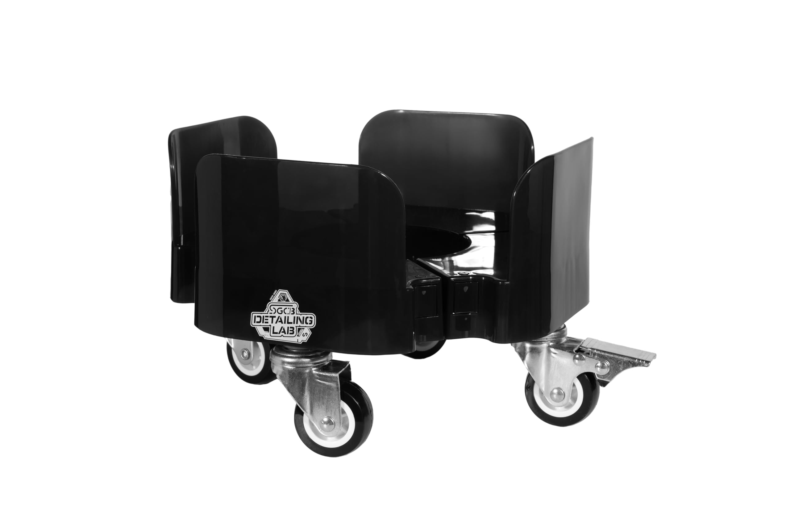 Heavy Duty Bucket Dolly with Wheels - Adjustable 11-12.8