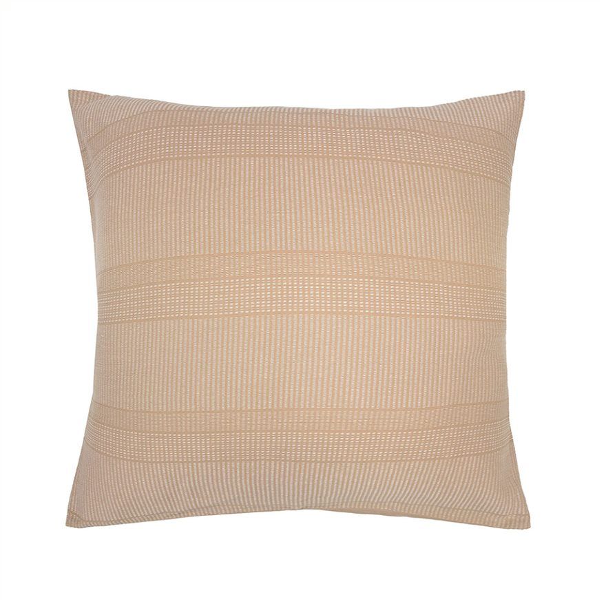 Premium Juna Woven Cotton European Pillowcase Set - Luxury 100% Cotton Decorative Pillow Cover for Sofa, Bed & Home Decor - Soft & Breathable Cushion Case for Living Room, Bedroom & Guest Room