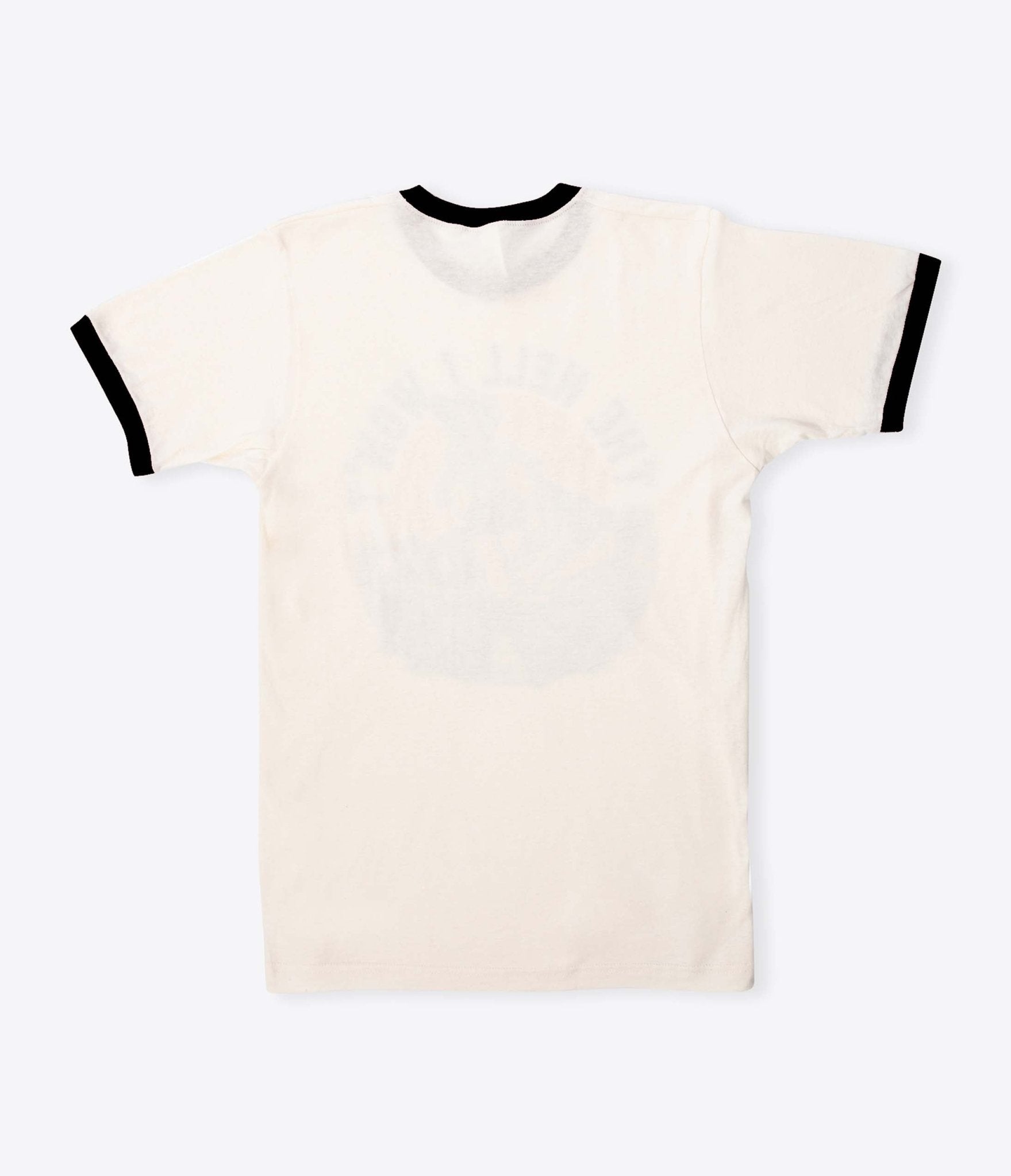 Unisex Black Collar Graphic Ringer Tee - Vintage Style T-Shirt for Men & Women | Perfect for Casual Wear, Concerts, and Street Fashion