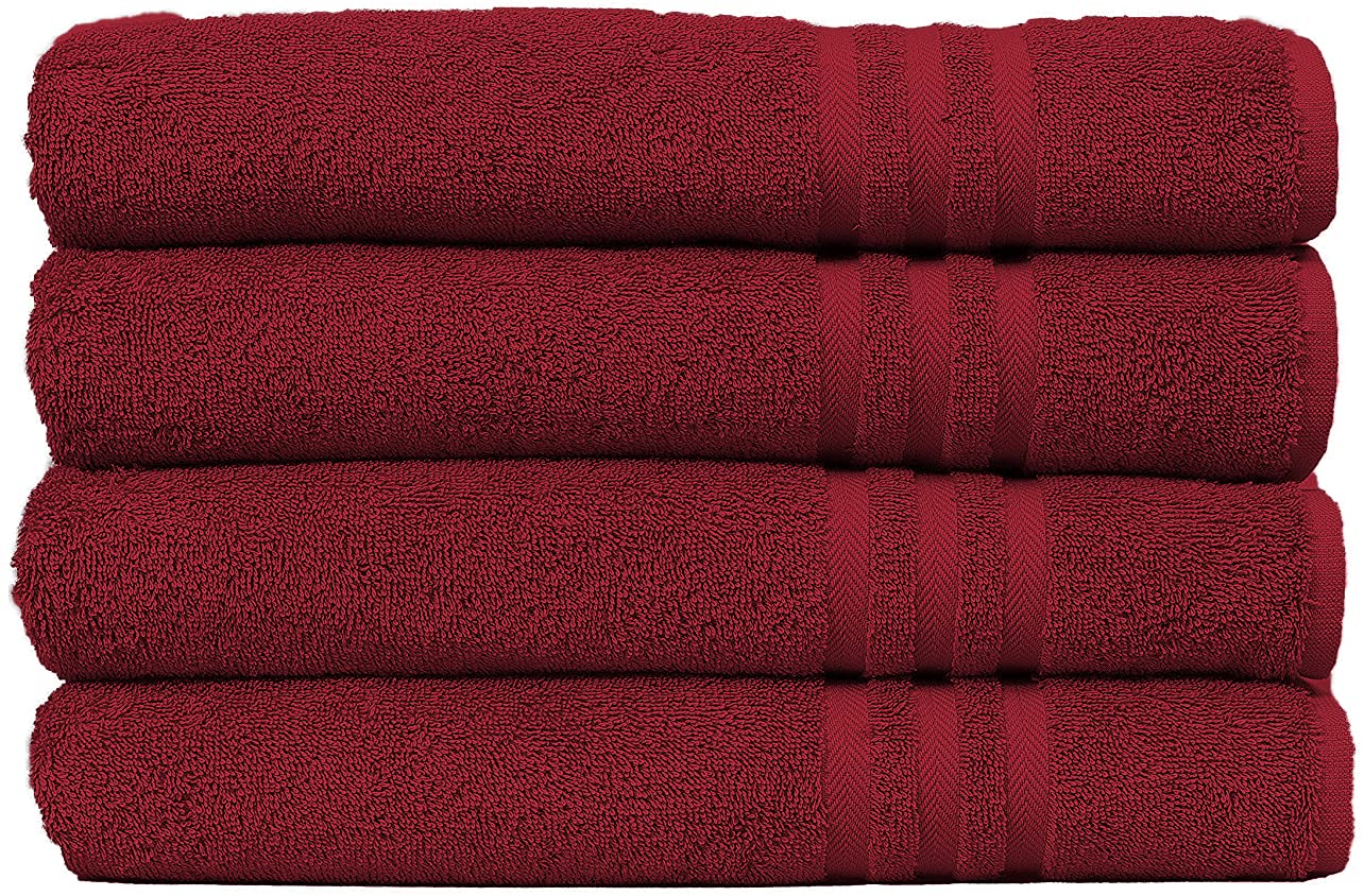 Luxury 100% Cotton Bath Towels Set of 4 - 27