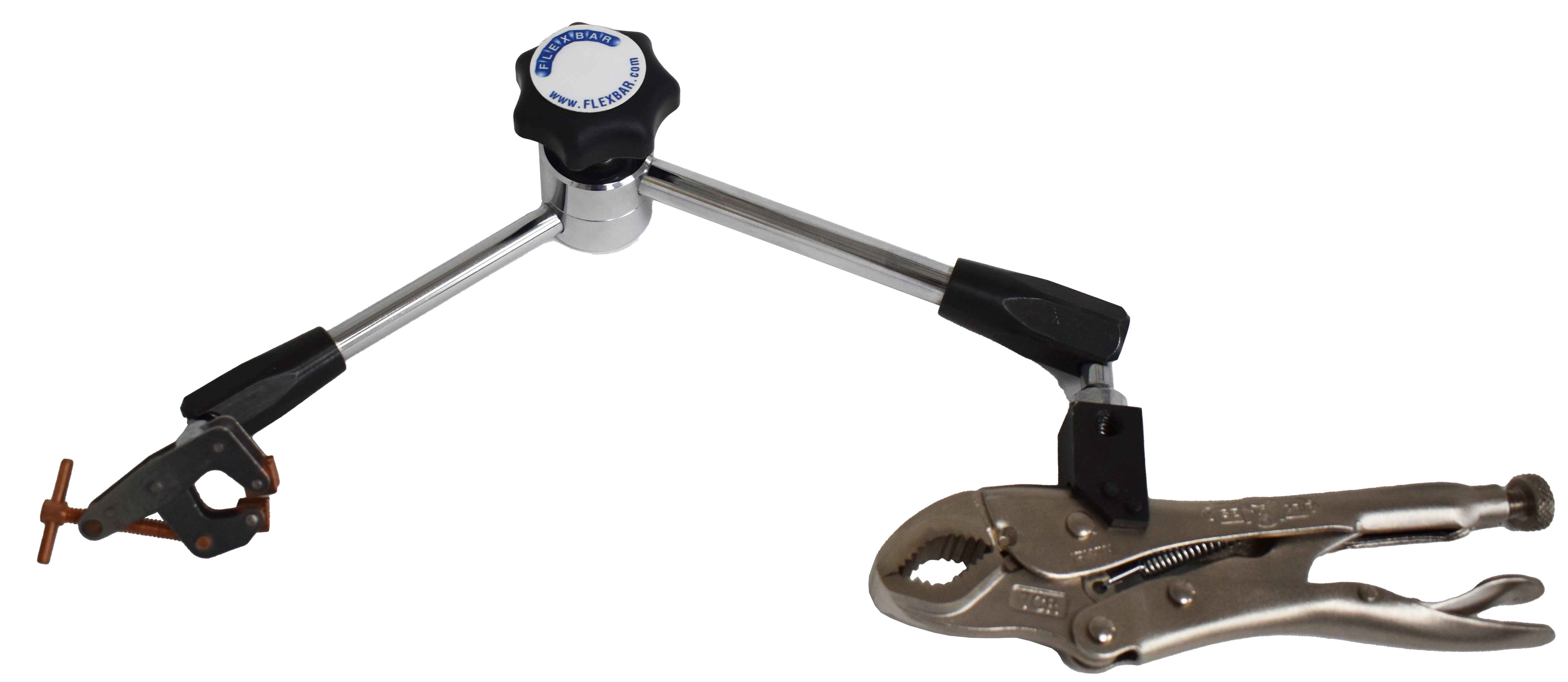 Flexbar® Extra Hand Mini with 1 Kant Twist Clamp - Precision Tool for Woodworking, Metalworking & DIY Projects - Perfect for Holding Small Parts During Assembly, Soldering & Crafting