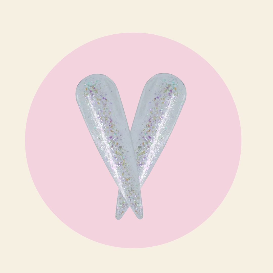 Mitty Platinum Glitter Candy Shine 15ml - Vegan Nail Polish for Women, Long Lasting High Shine Glitter Nail Art Polish, Perfect for Parties, Holidays & Special Occasions