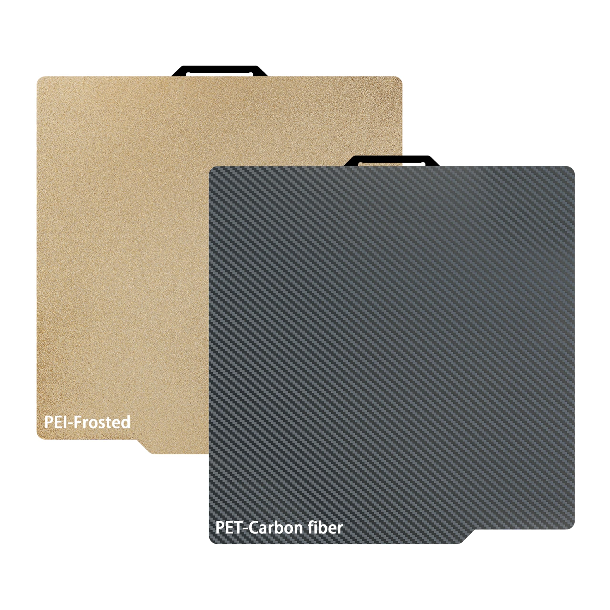 Bambu Lab 3D Printer PEI Build Plate 257x257mm - Smooth & Textured for X1/P1/A1 Series - Perfect for High-Temp Printing