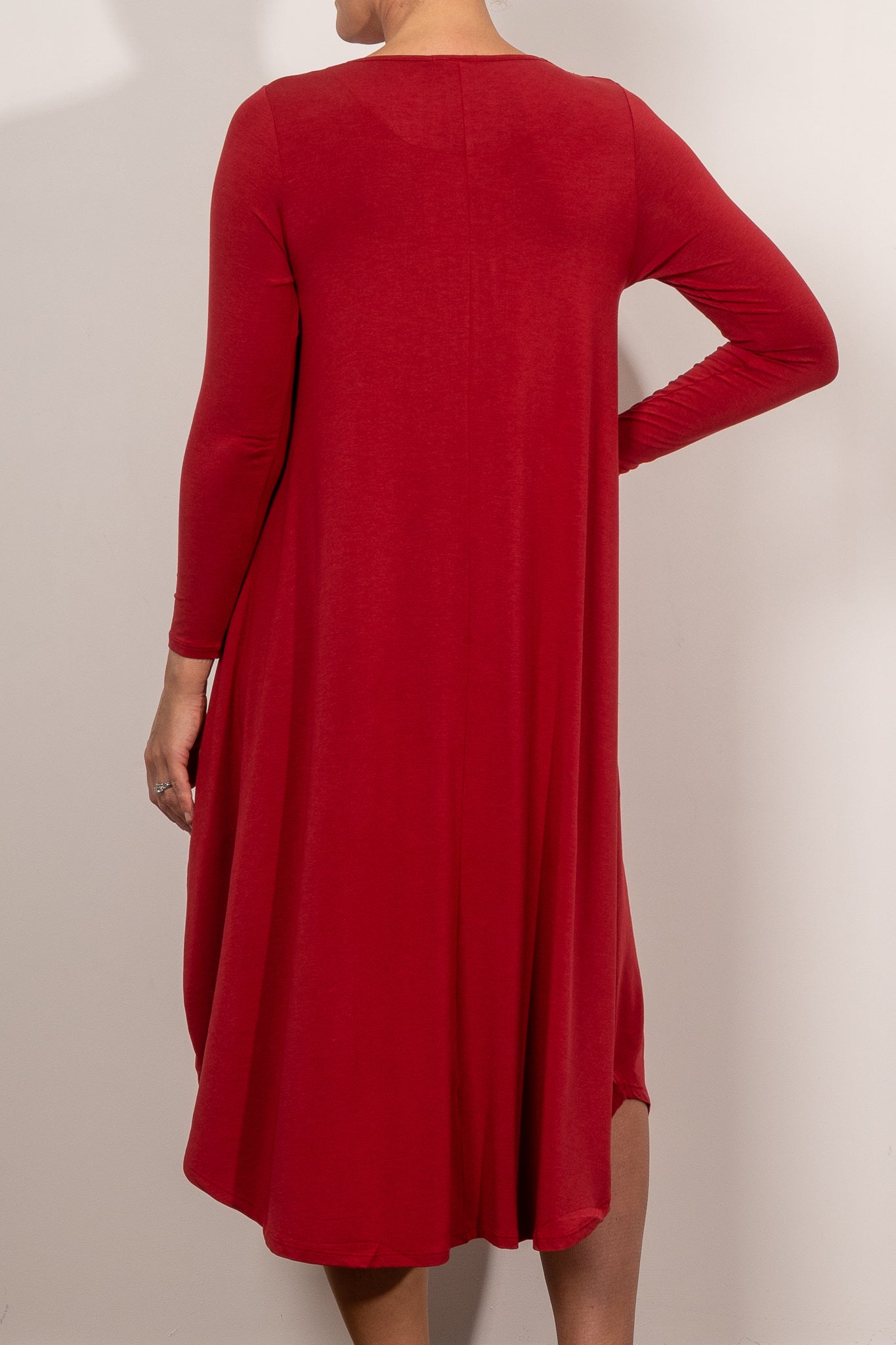 Tani Marl Long Sleeve Tri Dress - Women's Stylish Casual & Athletic Dress for Yoga, Running, and Everyday Wear