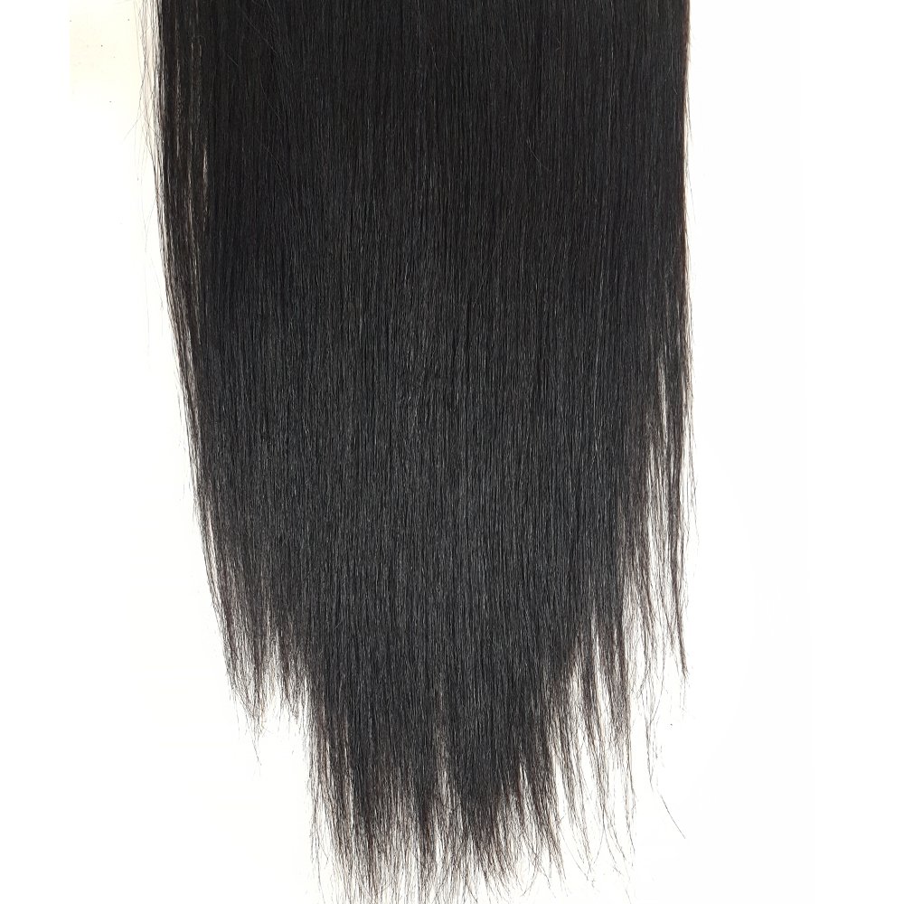 7A Straight Clip-In Human Hair Extensions - 10pcs/set 200g Peruvian Virgin Hair - Natural Black #1B (20inch) - Perfect for Daily Styling, Parties & Special Occasions