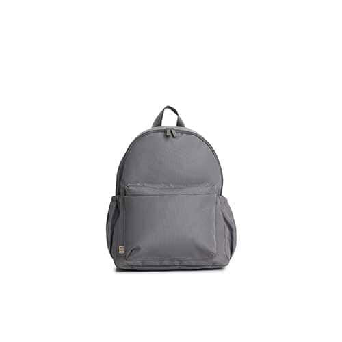 The BÉISics Backpack - Stylish Grey Laptop Backpack for Women & Men | Water-Resistant Travel Backpack for Work, School & Commuting