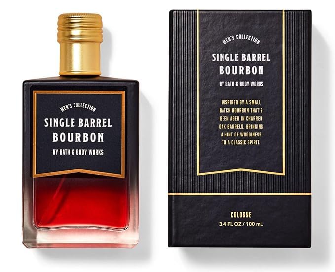 Premium Single Barrel Bourbon Cologne for Men - Long-Lasting Fragrance for Bath, Body & Grooming | Perfect for Date Nights, Office & Special Occasions