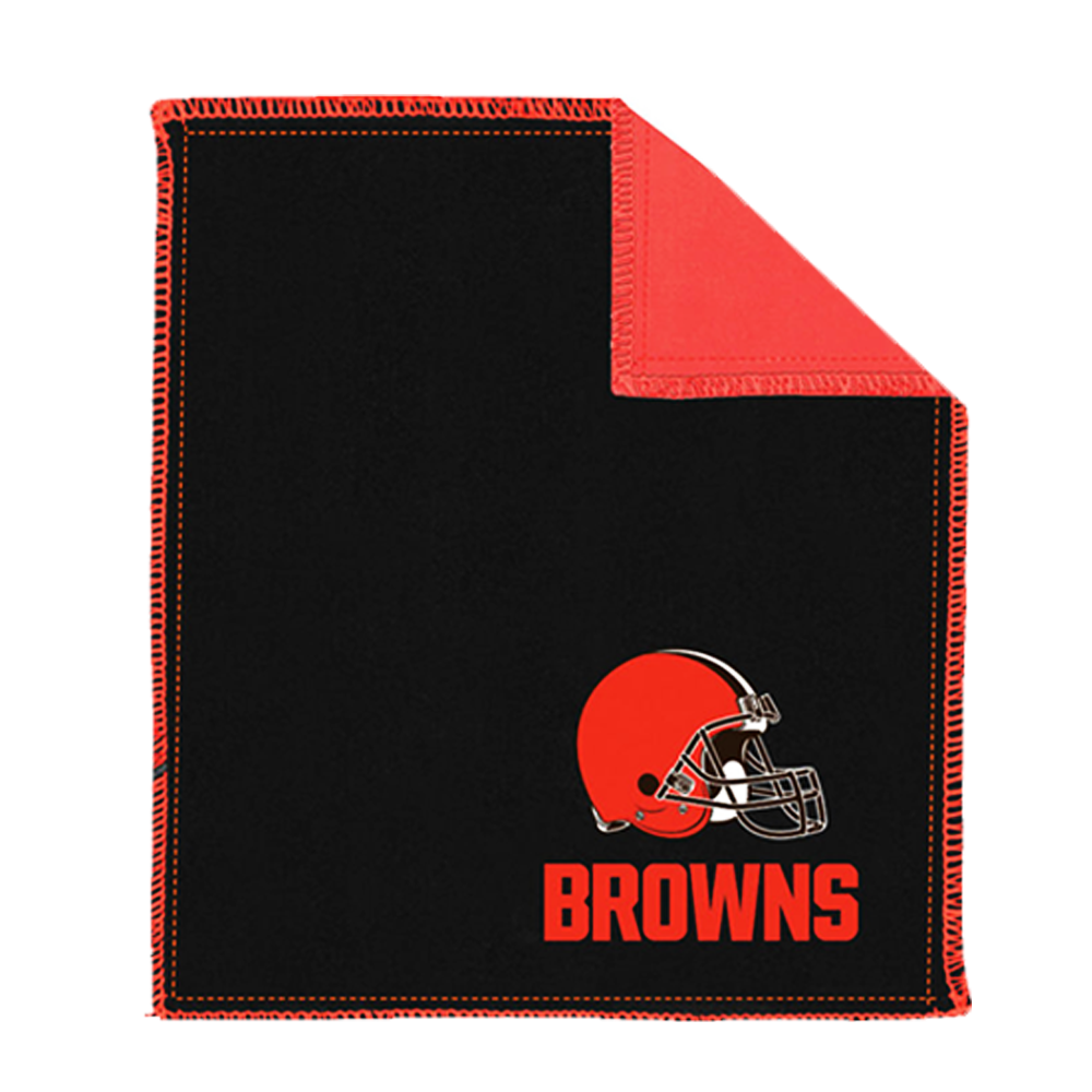 Official NFL Cleveland Browns Microfiber Shammy Towel - Super Absorbent & Quick-Drying for Sports, Gym, Car & Outdoor Activities