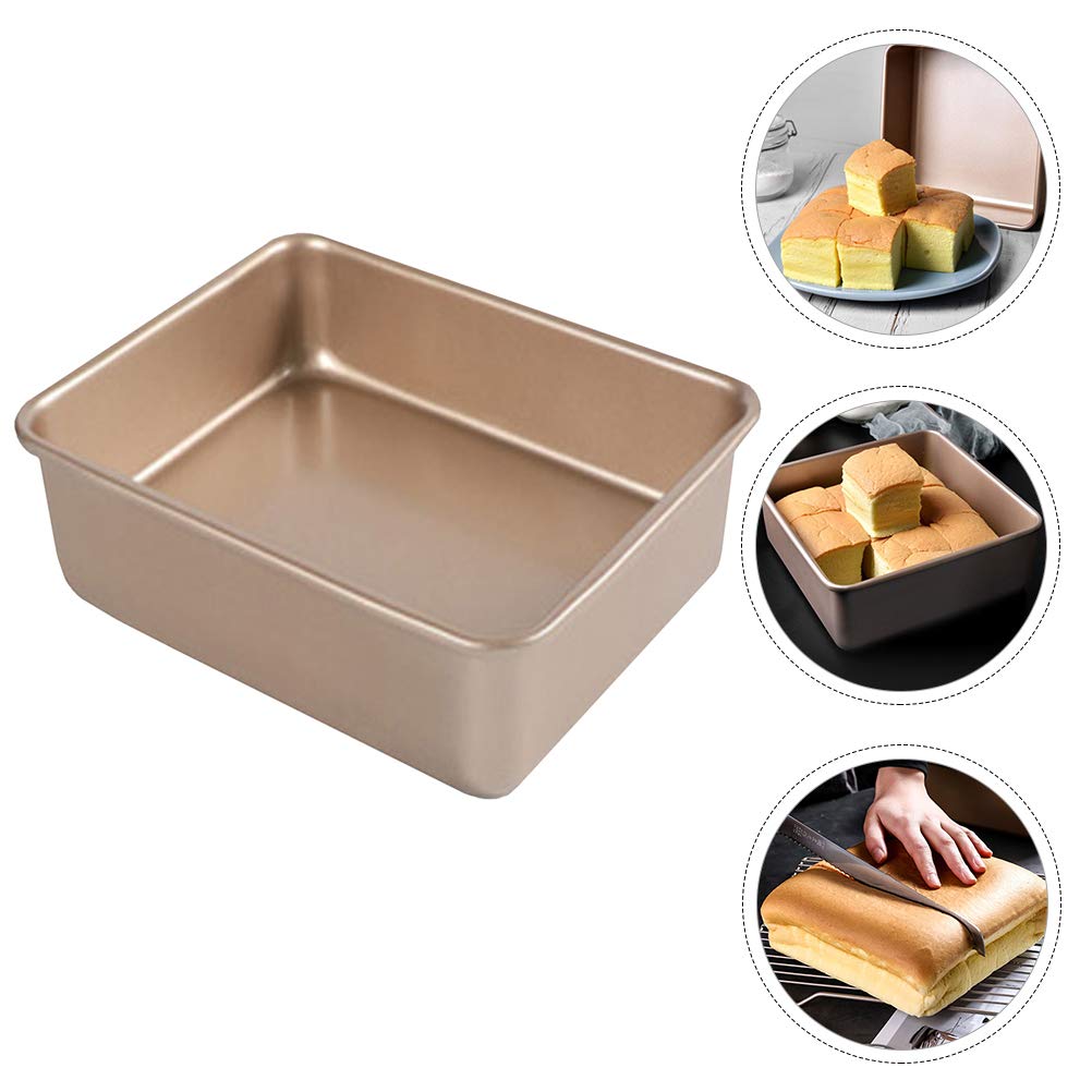 DOITOOL 1-Piece Square Baking Pan - Non-Stick Bread & Cake Pan - Durable Kitchen Bakeware for Brownies, Cakes & Bread (9x9 Inch) - Perfect for Home Baking, Parties & Holiday Treats