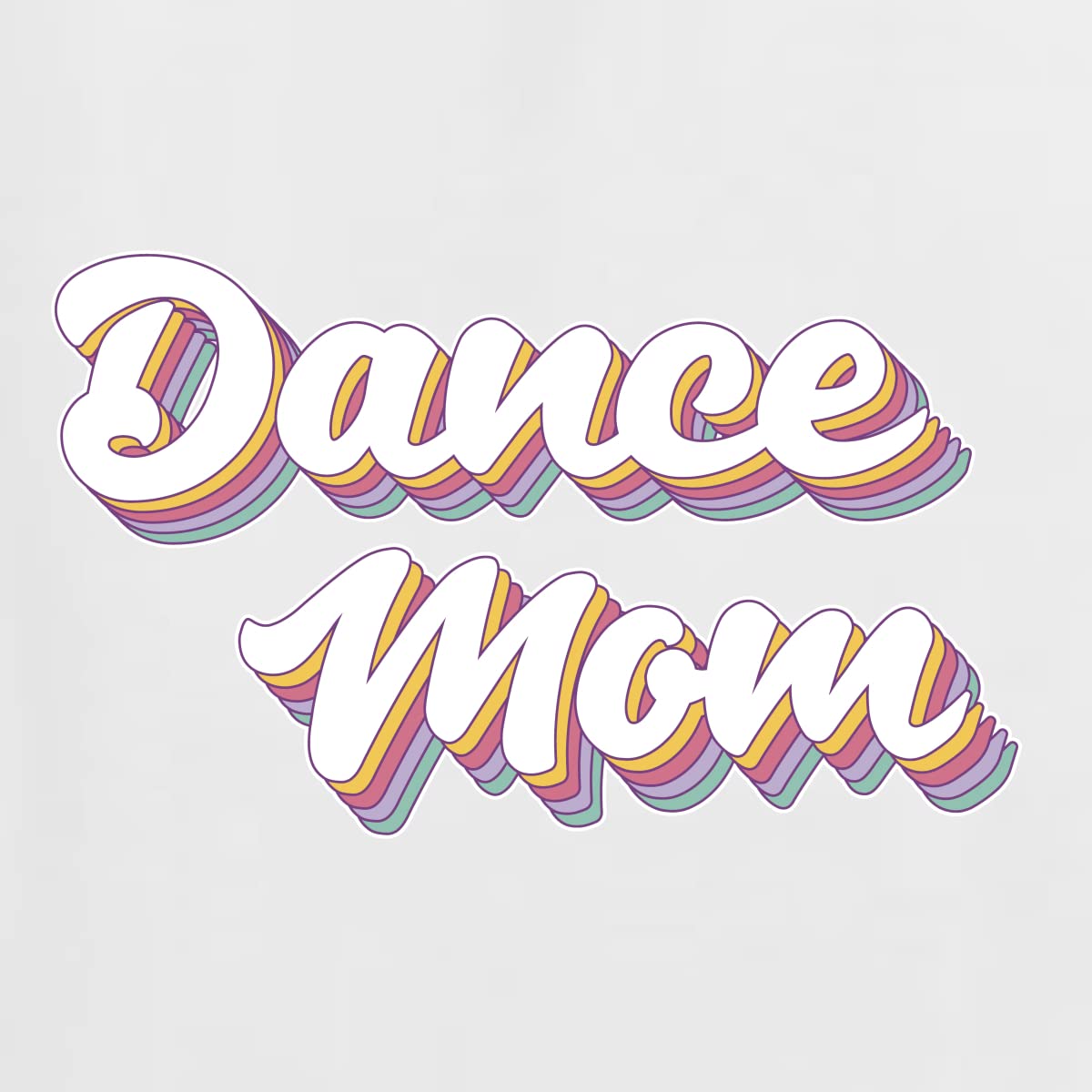Dance Mom Girl Sports Ladies Racerback Tank Top - Breathable Workout Top for Women & Teens - Perfect for Dance, Yoga, Gym & Casual Wear