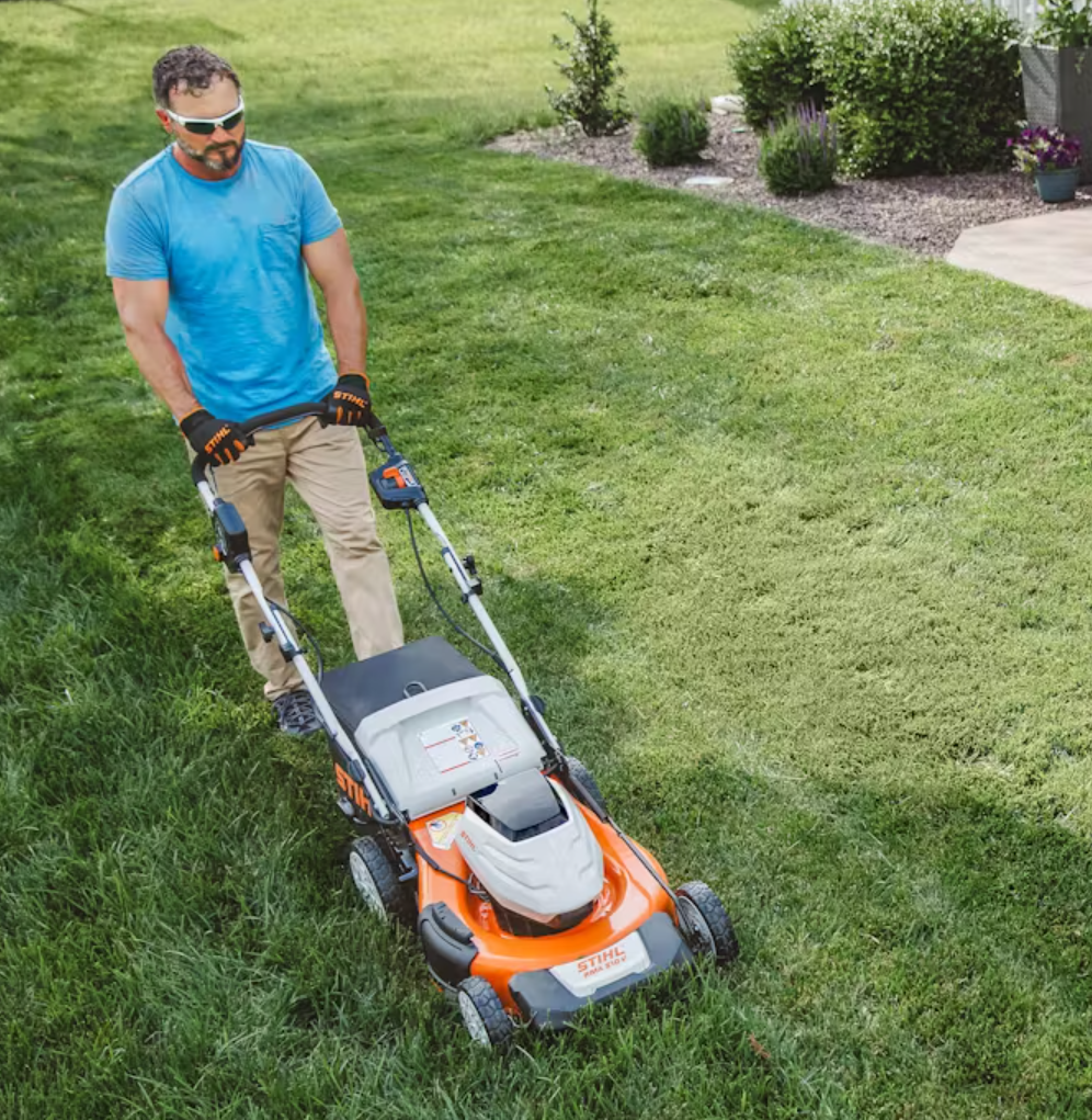 STIHL RMA 510 V Self-Propelled Battery-Powered Lawn Mower - Perfect for Residential Yards & Medium-Sized Gardens