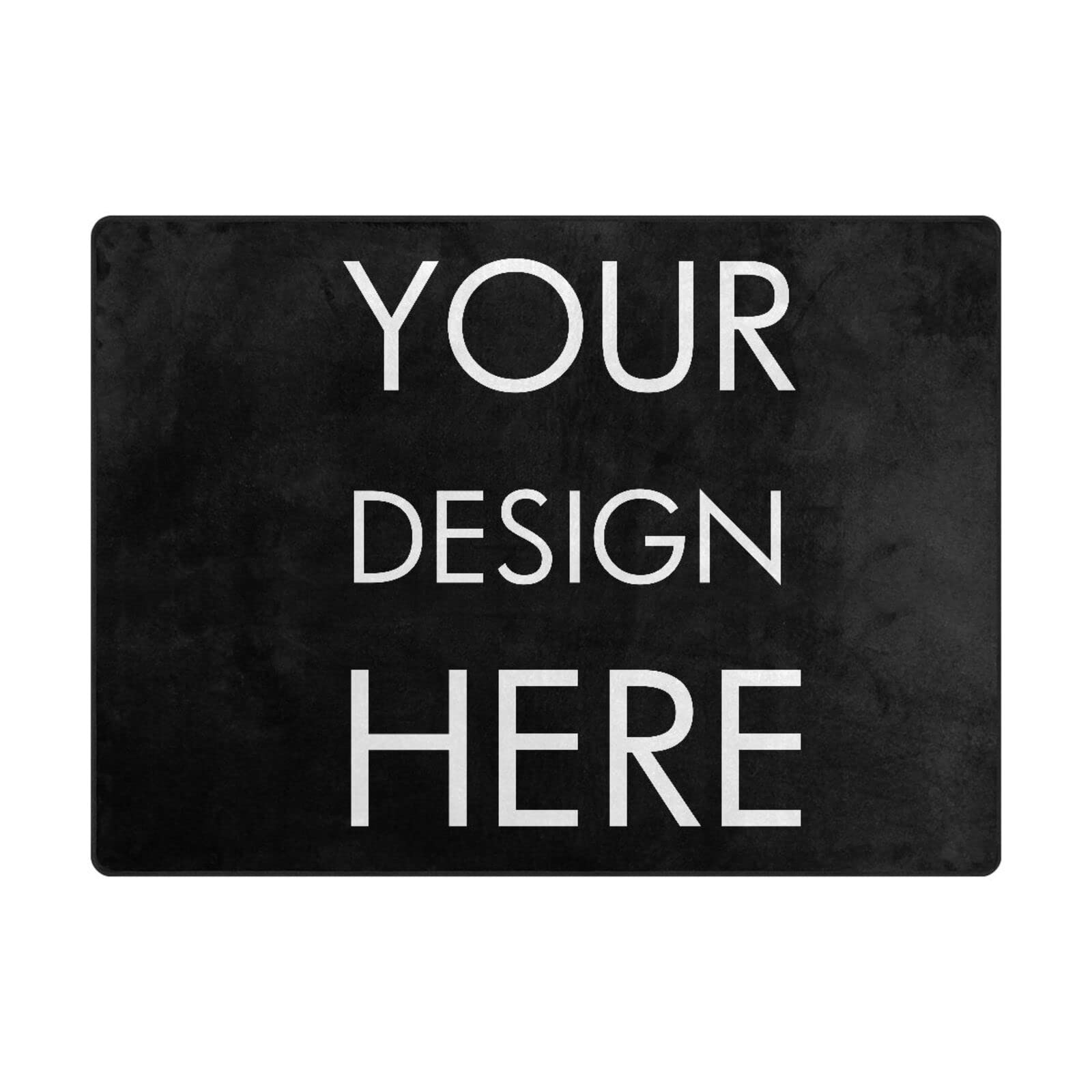 ALAZA Customized DIY Area Rug - Personalized Home Decor for Living Room & Bedroom - 5'3