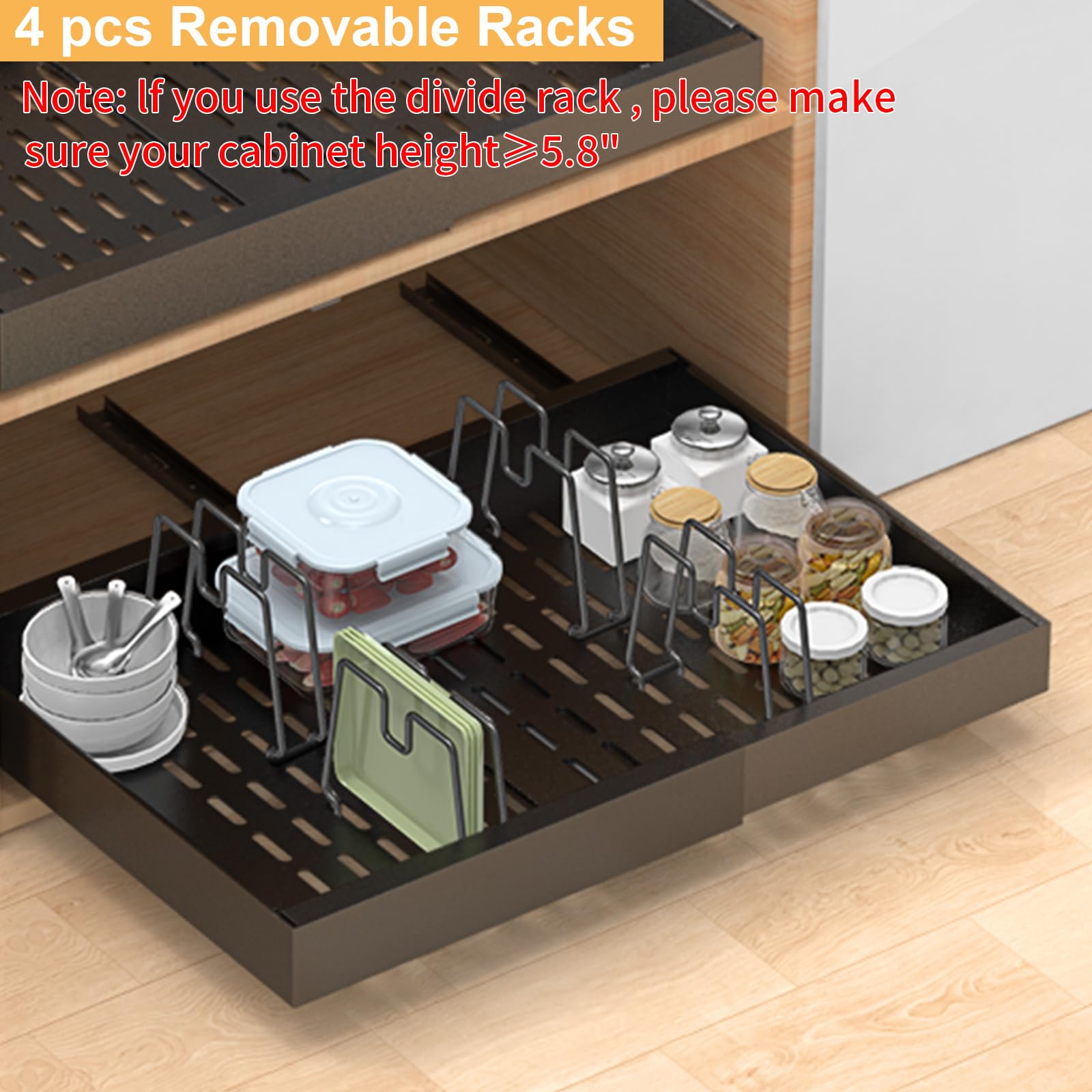 Expandable Pull Out Cabinet Organizer (12