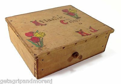 Hand Painted Wooden Jewelry Box with Drawer - Keepsake Trinket Storage for Necklaces, Rings & Earrings - Perfect for Gifts, Home Decor & Organizing Accessories in Atlantic City, NJ