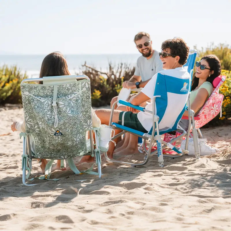 Premium Folding Beach Rocker Chair - Portable & Lightweight for Outdoor Relaxation at Beach, Pool, Camping, and Backyard