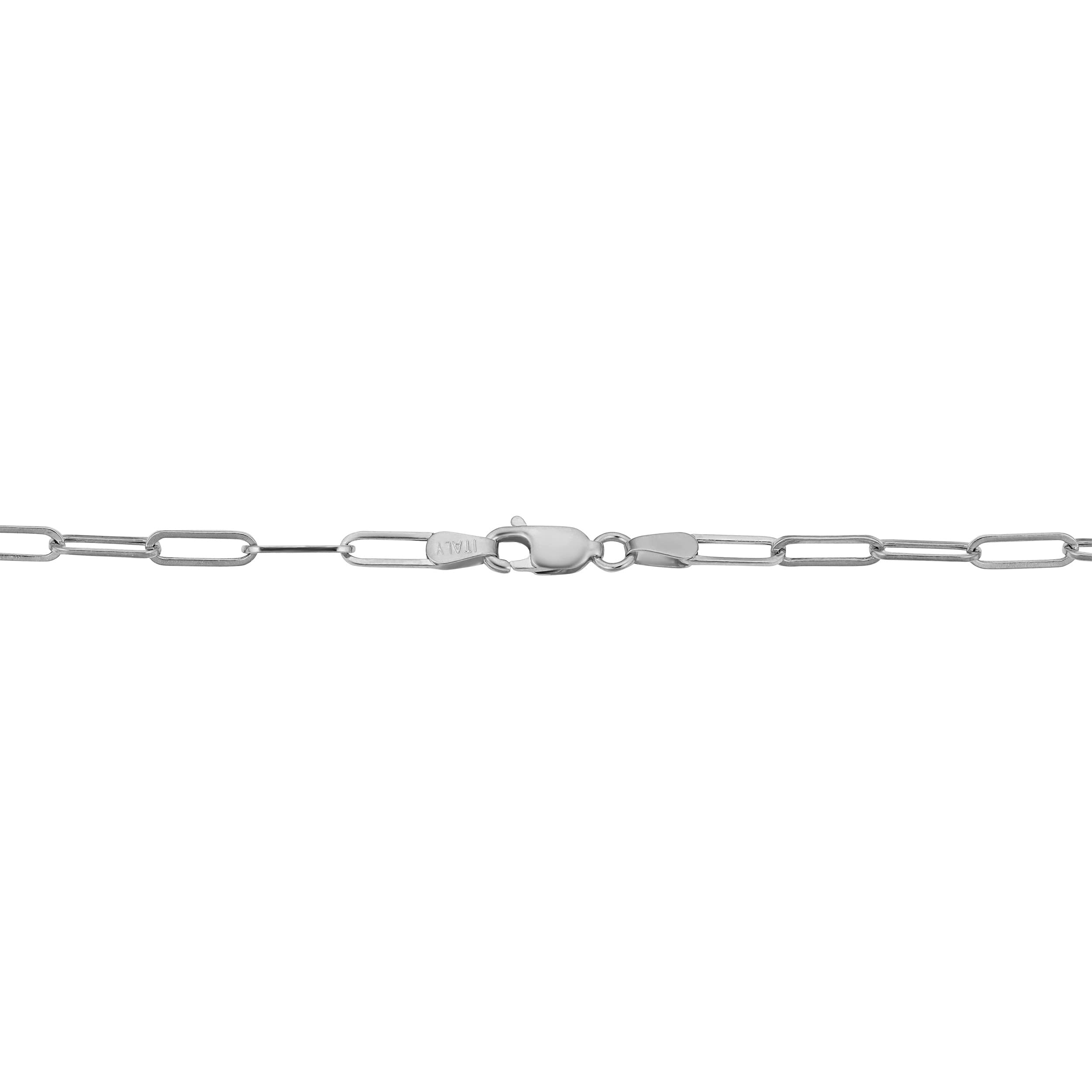 10k Yellow or White Gold 3mm Paperclip Link Chain Necklace for Women - Elegant Everyday Jewelry, Perfect Gift for Birthday, Anniversary & Special Occasions