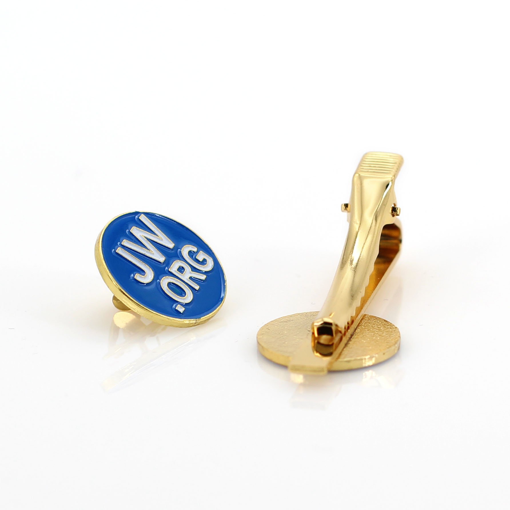 JW.org Metal Necktie Clip and Lapel Pin Gift Set - Gold Tone with Elegant Gift Box - Perfect for Church Events, Weddings & Formal Occasions