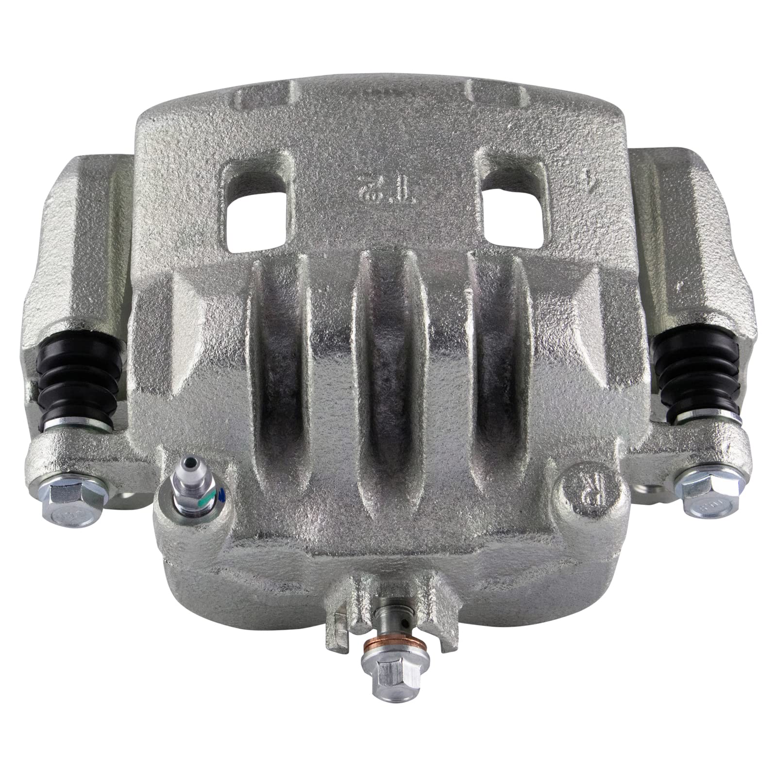 TRQ Front Performance Brake Pad & Rotor Kit - Semi-Metallic Vented Disc Brakes with G-Coating - Compatible with 2003 Subaru Impreza & 2002 Legacy - Perfect for Daily Driving & Performance Upgrades