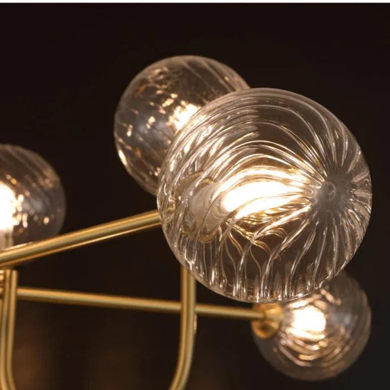 Modern White Asymmetric Chandelier for Living Room - Elegant Ceiling Light Fixture for Dining Room, Bedroom & Home Decor