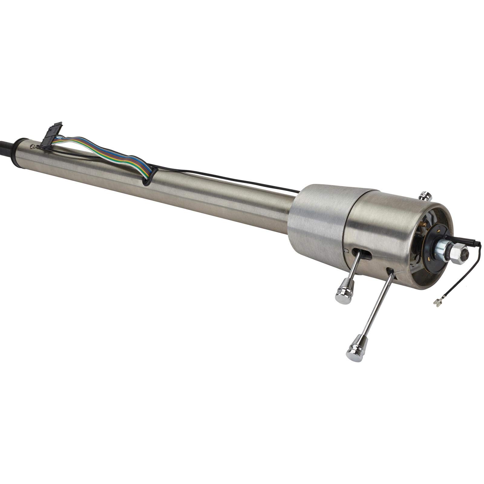 1957 Chevy Tilt Steering Column - Plain Finish Replacement Part for Classic Car Restoration | Perfect for Hot Rods & Custom Builds