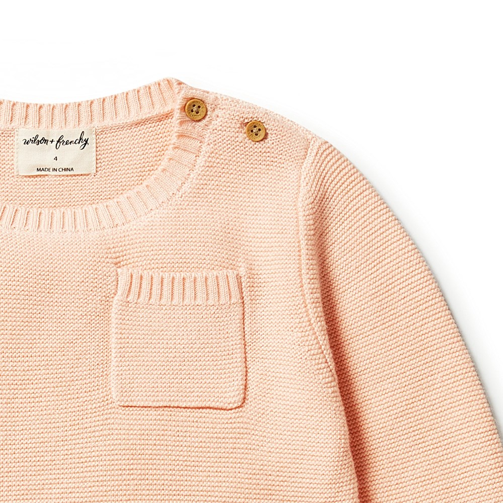Cozy Knitted Pocket Sweater for Women - Soft Winter Pullover with Pockets - Perfect for Casual Outfits, Office Wear & Holiday Gatherings