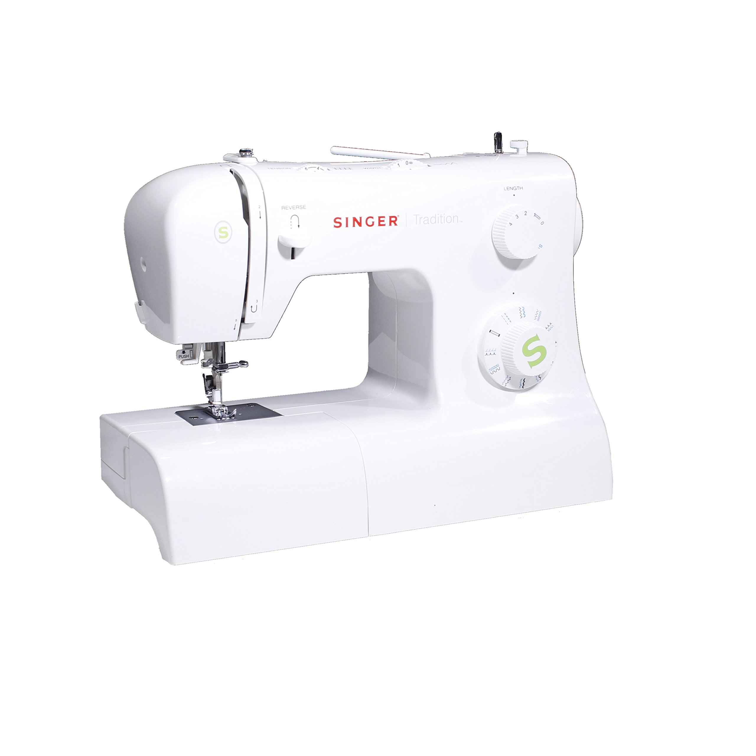 Singer 2273 Tradition Sewing Machine - Heavy Duty, 32 Built-in Stitches, Free Arm for Quilting & Dressmaking - Perfect for Beginners & DIY Home Projects