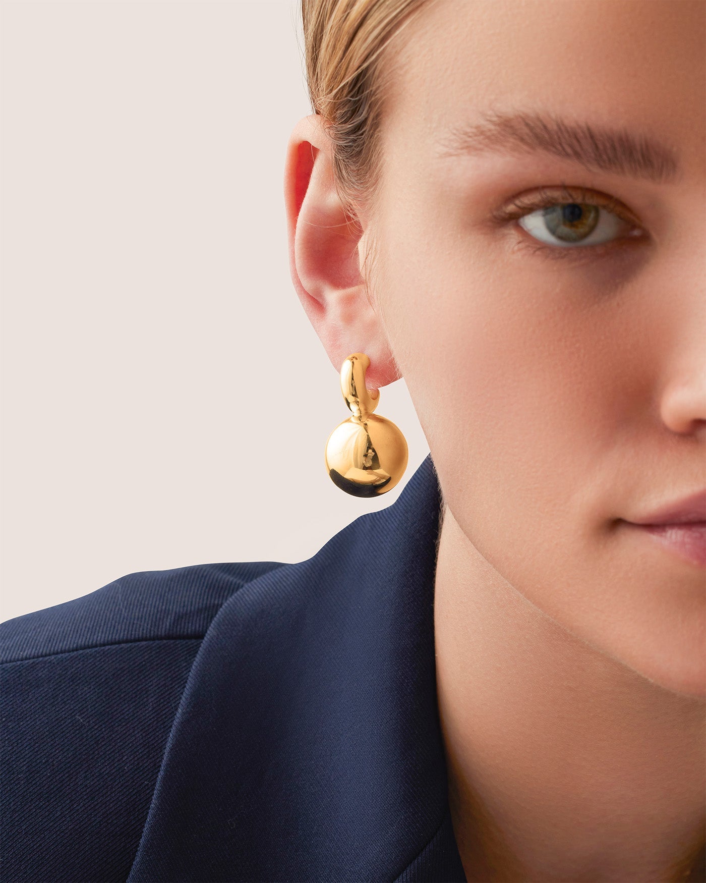 Elegant Lyra Gold Earrings for Women - 14K Gold Plated Hoop Earrings - Perfect for Parties, Weddings & Everyday Wear