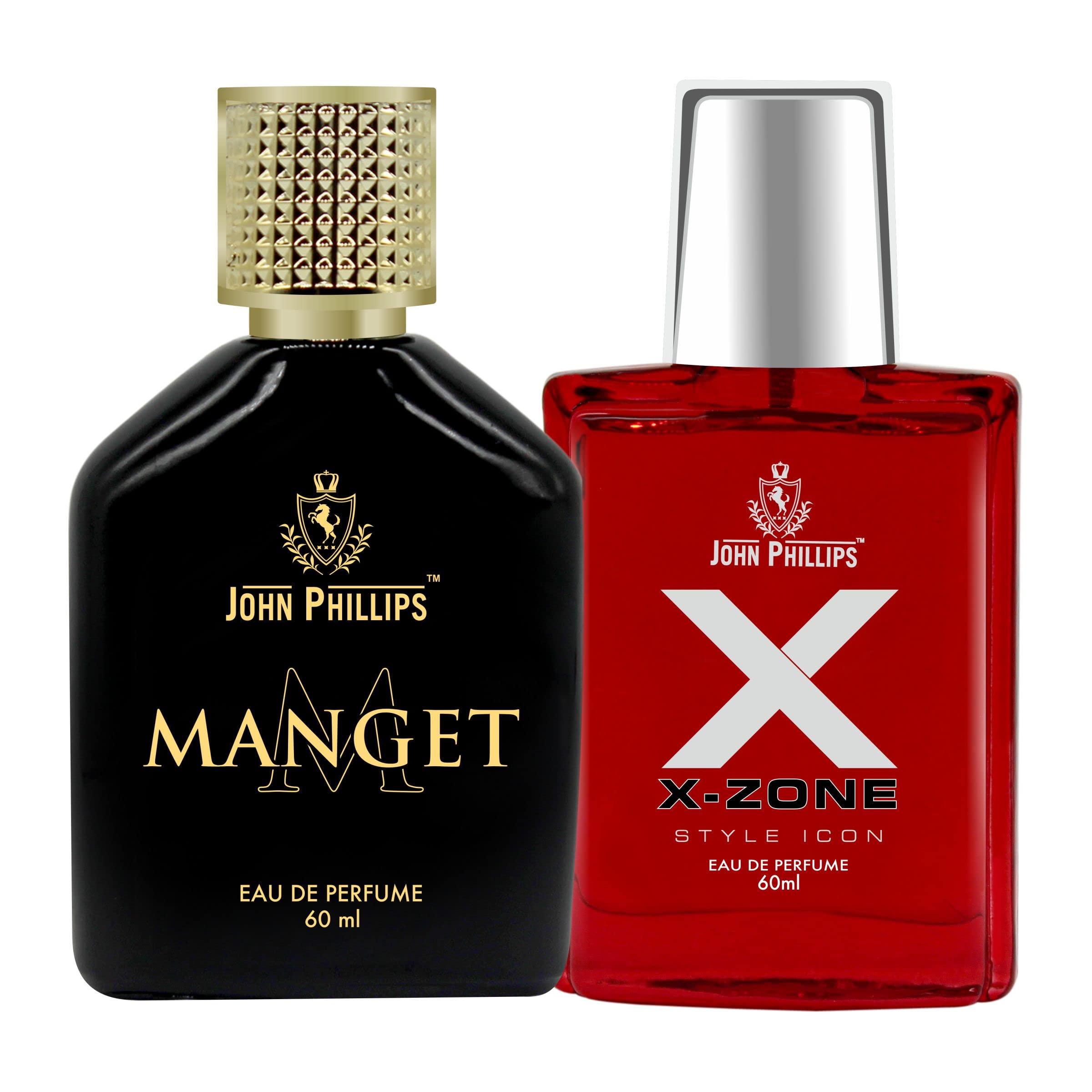 John Phillips™ Magnet & XX Zone Cologne for Men | Long-Lasting Eau De Toilette | Daily Wear Fresh Scent | Perfect for Office, Date Night & Special Occasions