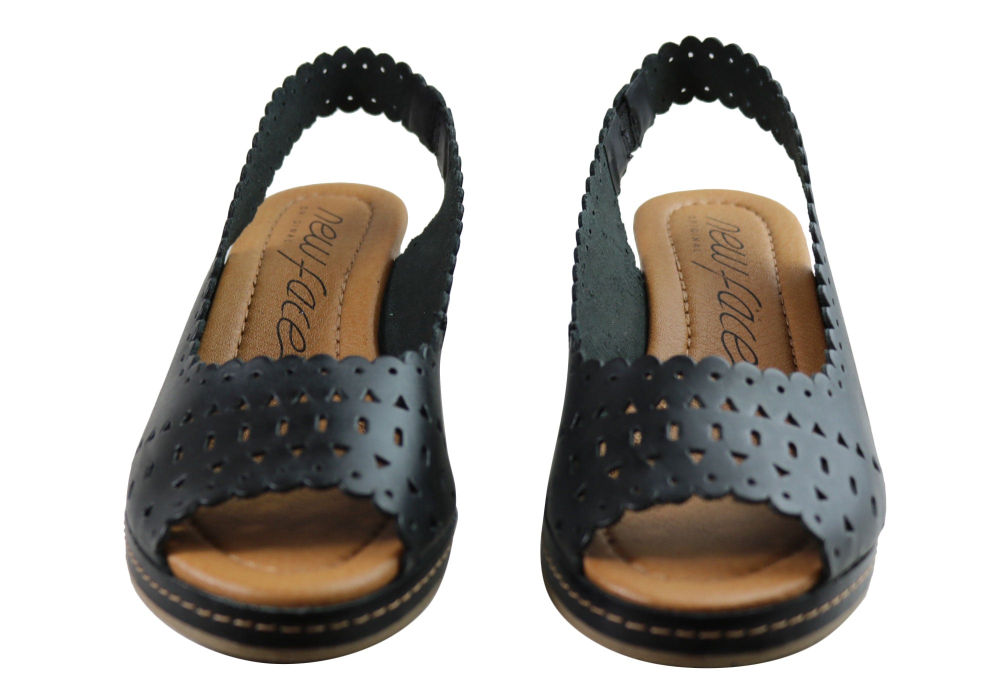 Emberly Women's Leather Wedge Sandals - Handmade in Brazil - Comfortable Summer Shoes for Beach, Vacation & Casual Outfits